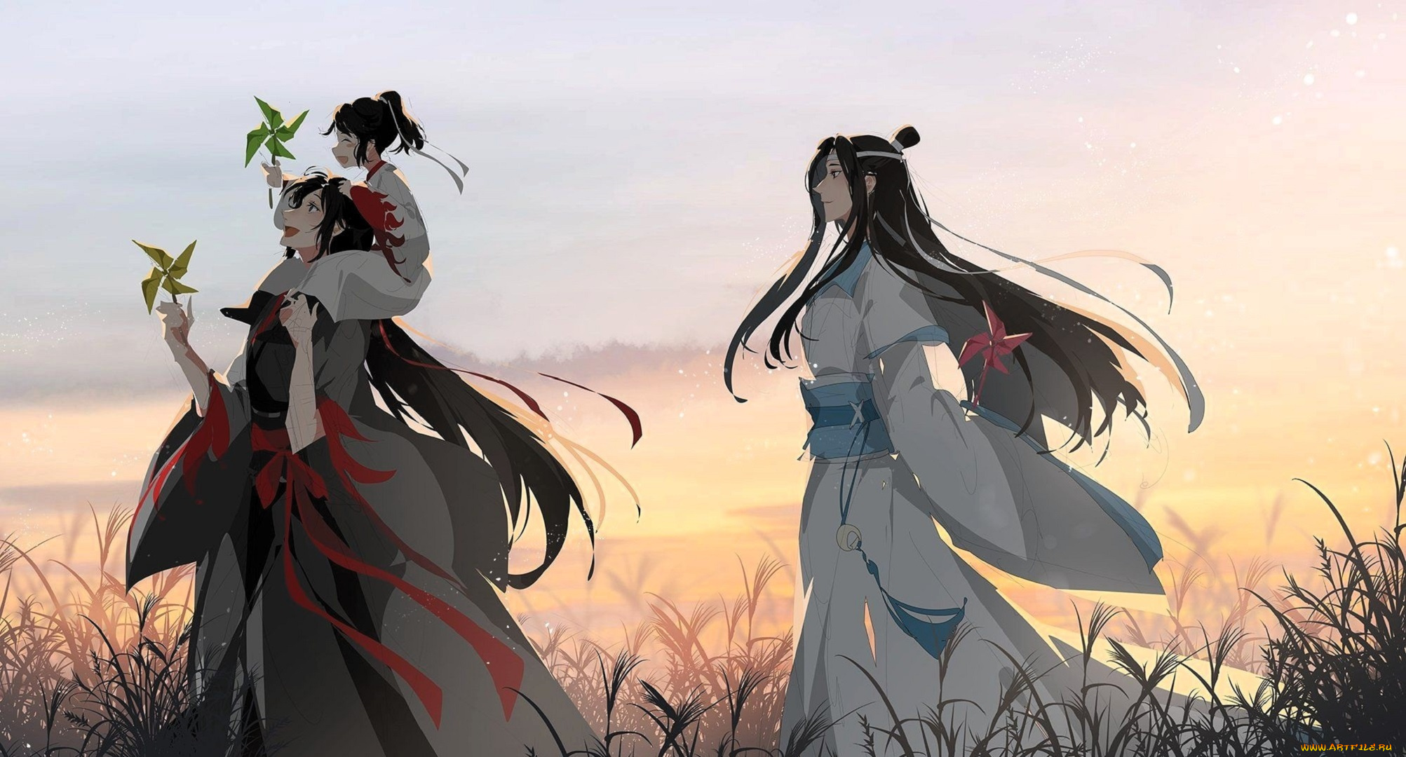 аниме, mo, dao, zu, shi, лань, ванцзи, вэй, усянь, а-юань