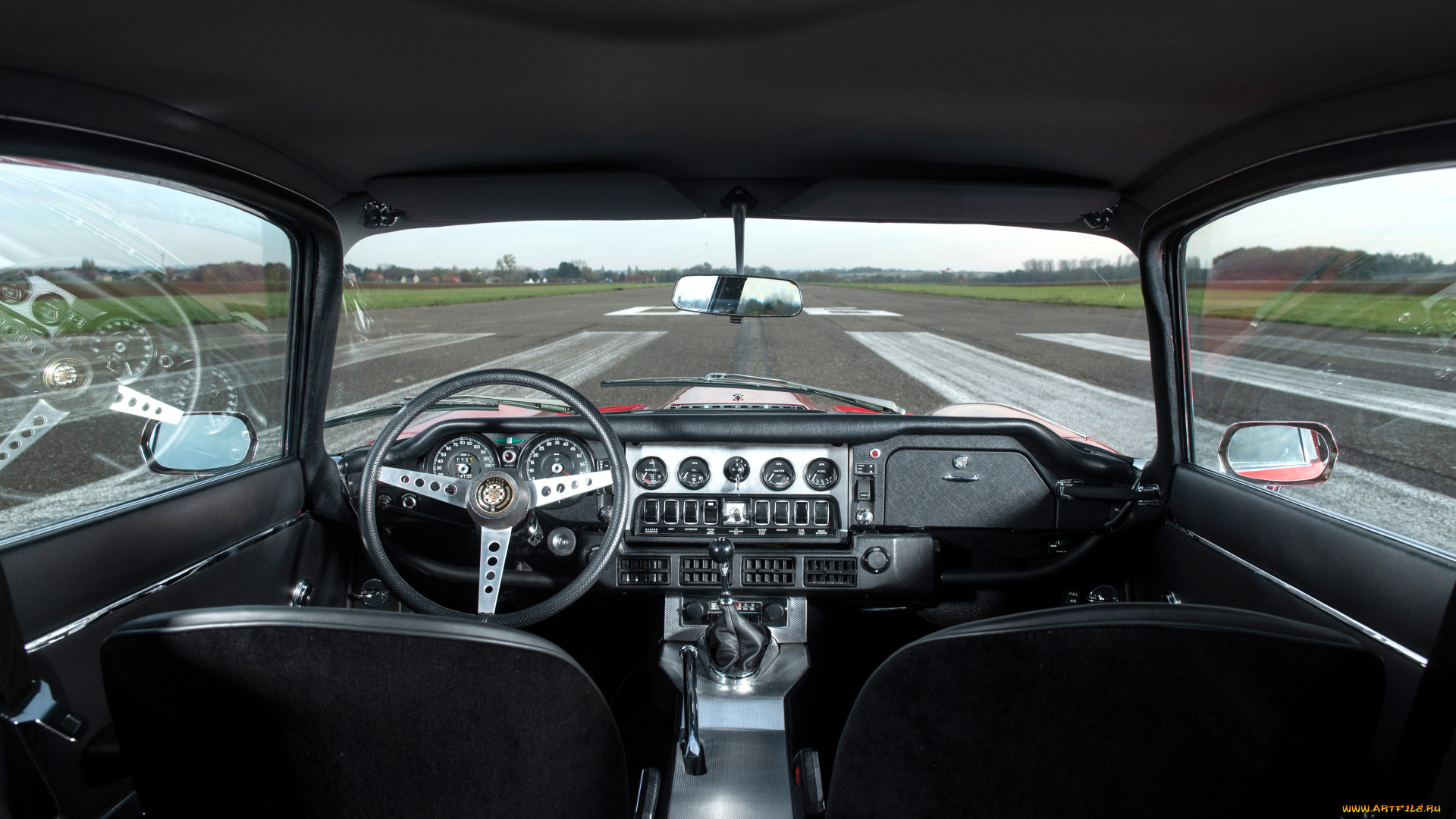 автомобили, интерьеры, jaguar, e-type