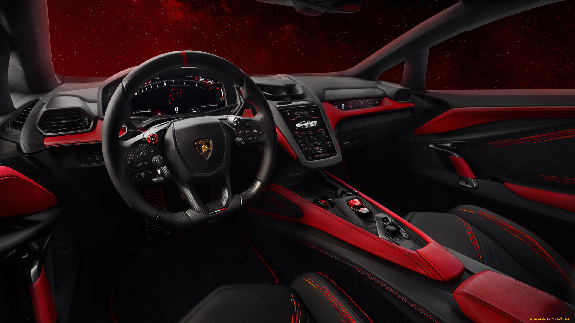 автомобили, интерьеры, lamborghini