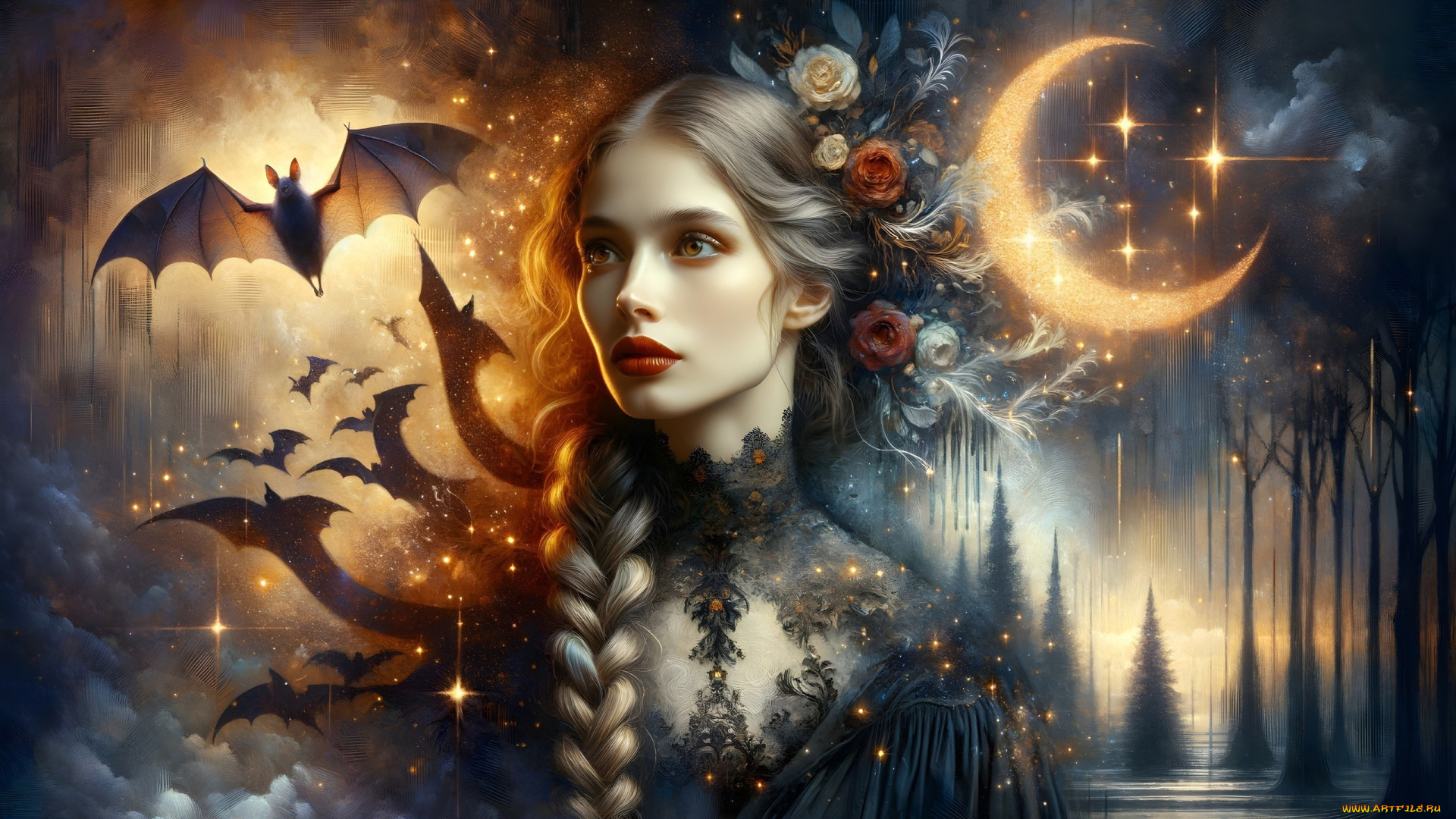 фэнтези, девушки, нейросети, графика, нейроарт, ai, art, нейронные, сети, рисунки, нейро, искусство, нейрографика, graphics, neuroart, neural, networks, drawings, neuro, neurography