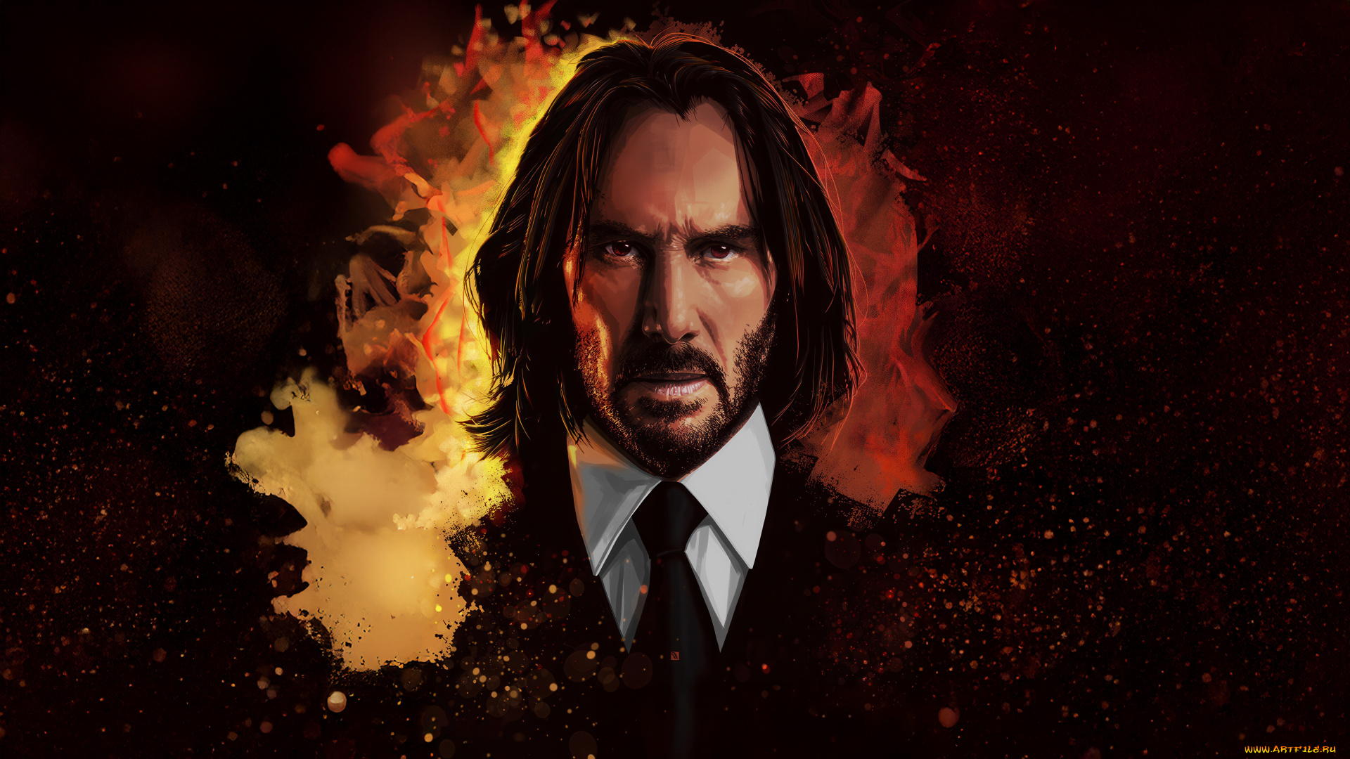 рисованное, кино, , мультфильмы, john, wick