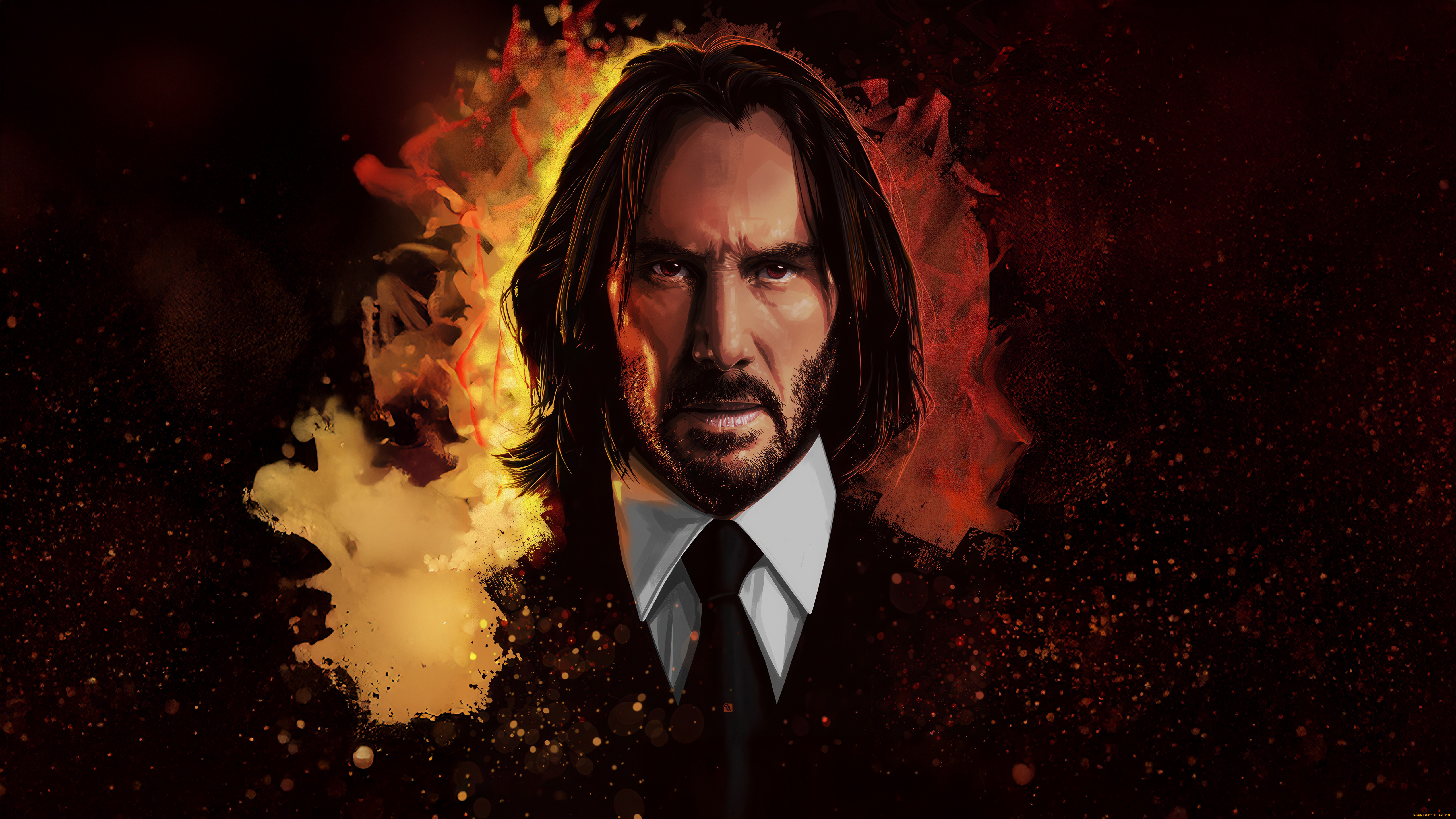 рисованное, кино, , мультфильмы, john, wick