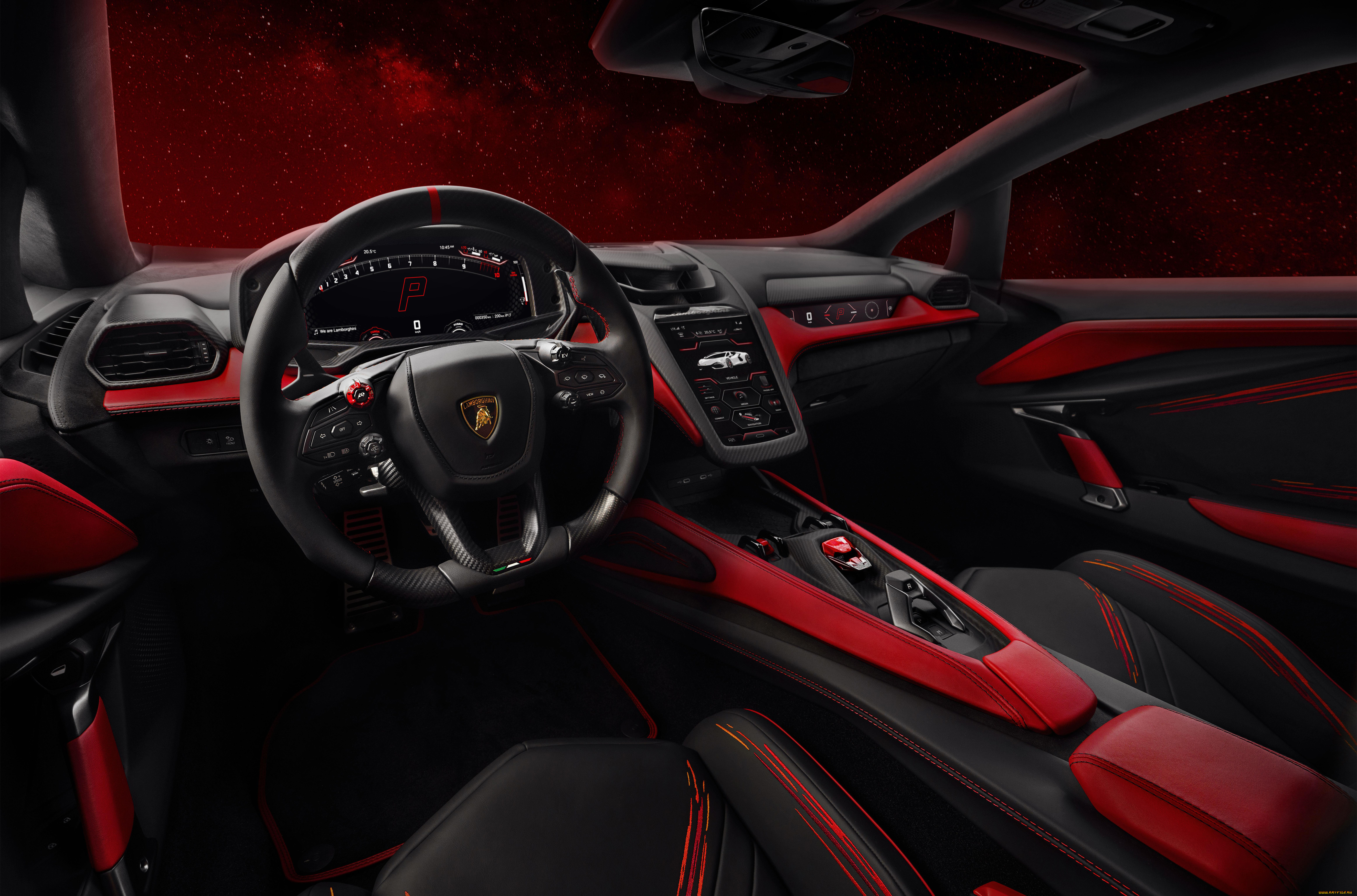 автомобили, интерьеры, lamborghini