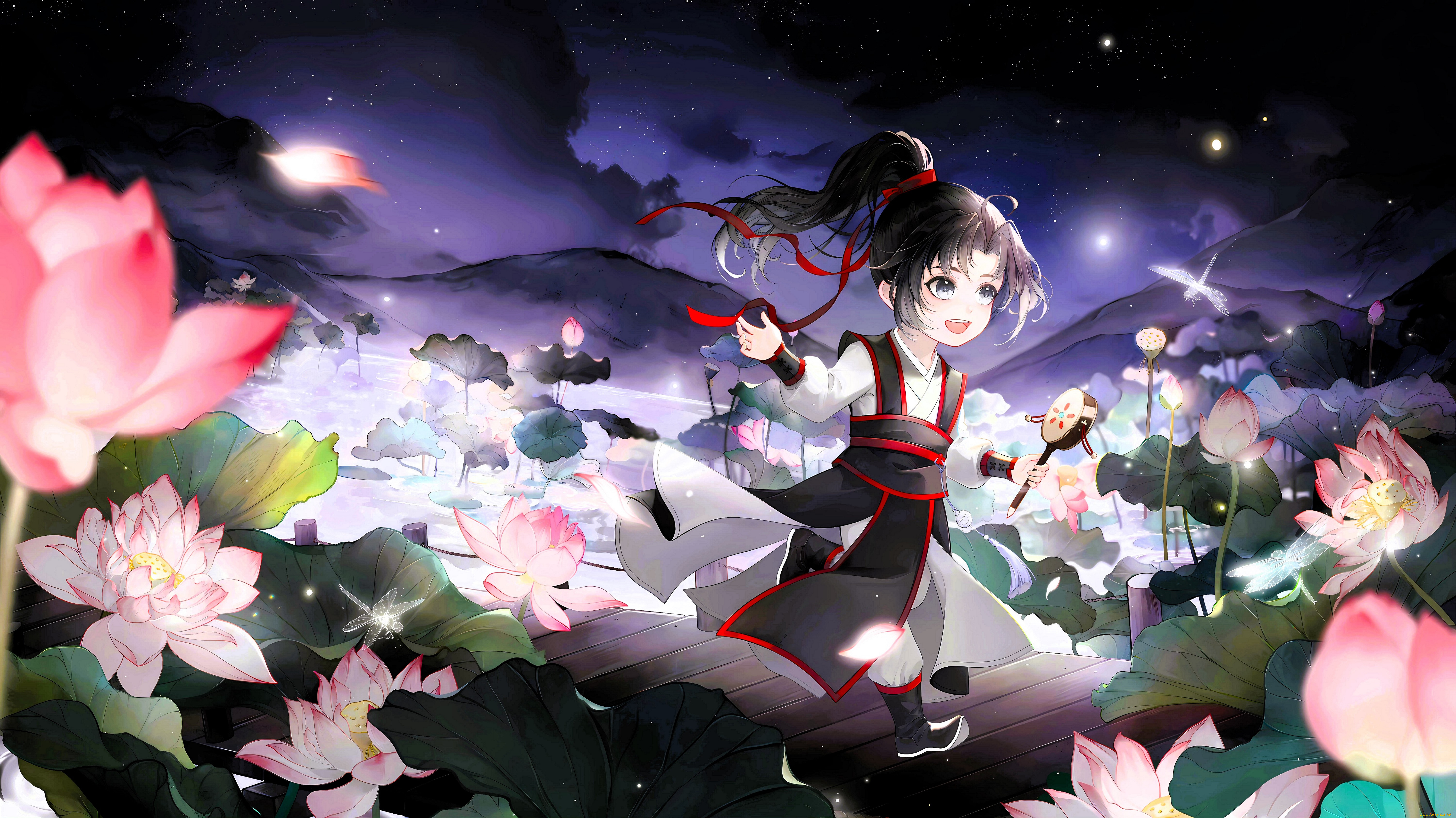 аниме, mo, dao, zu, shi, вэй, усянь, лотосы, пристань, игрушка