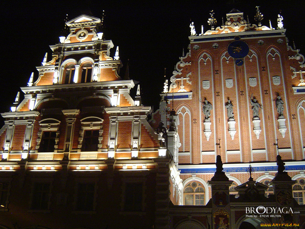 рига, дом, Черноголовых, города, латвия