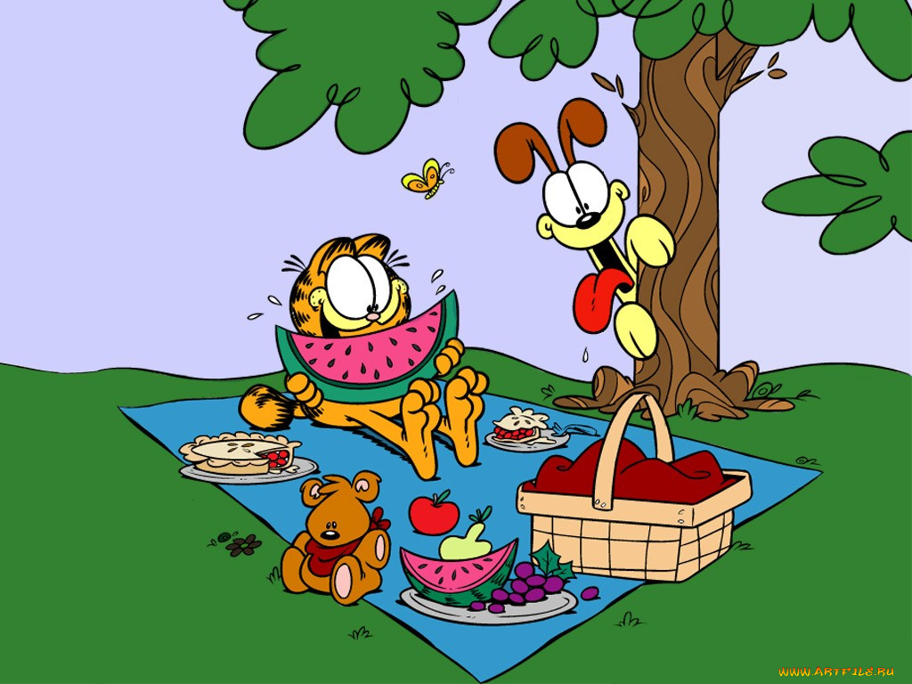 мультфильмы, garfield