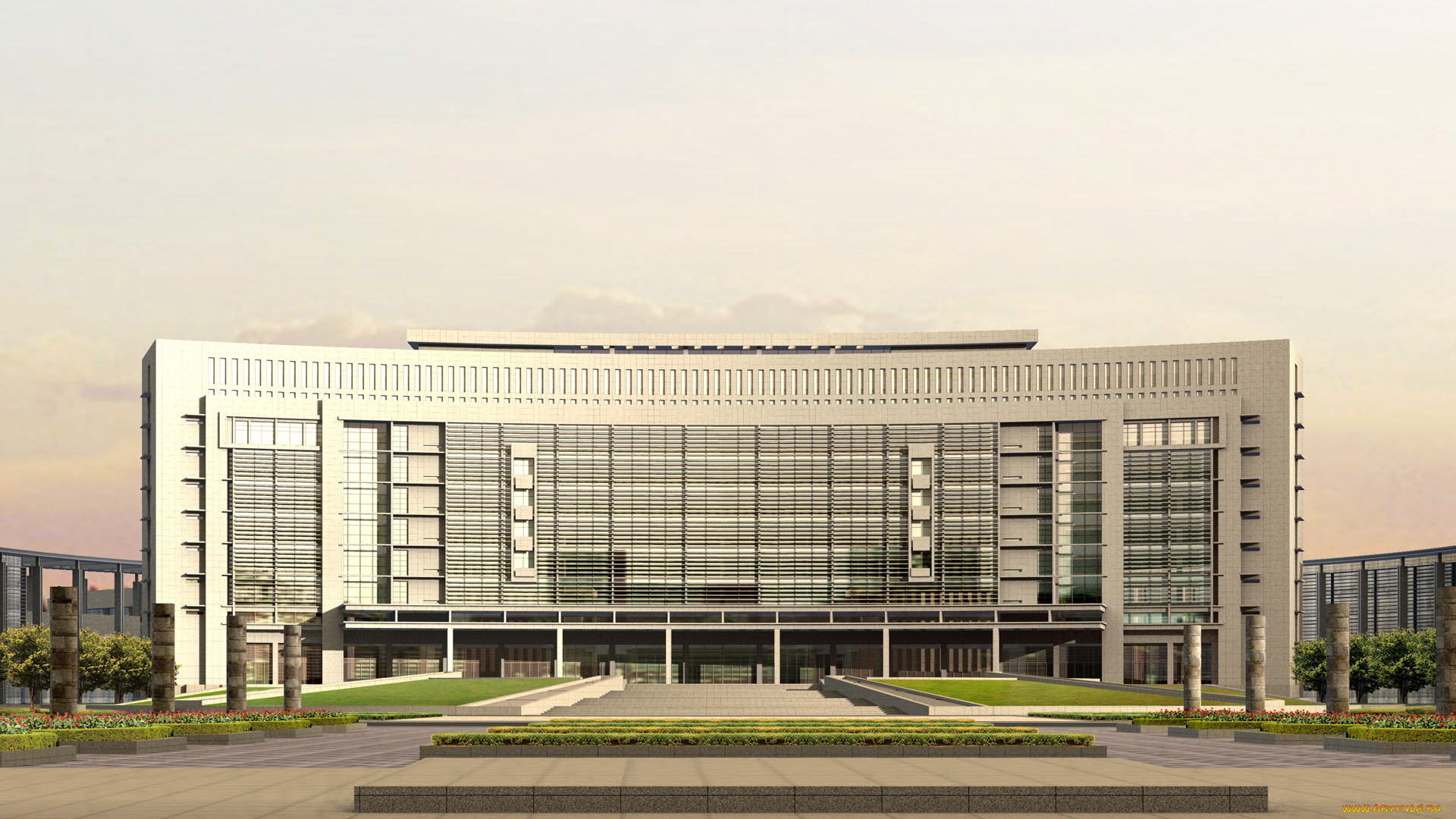 3д, графика, architecture, архитектура