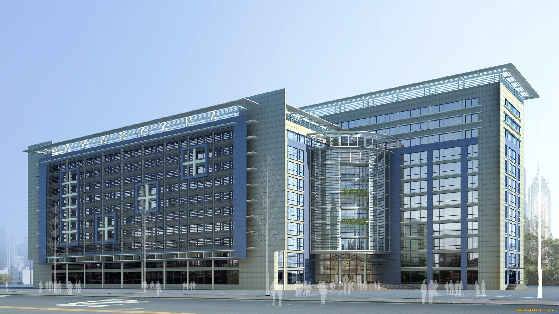 3д, графика, architecture, архитектура