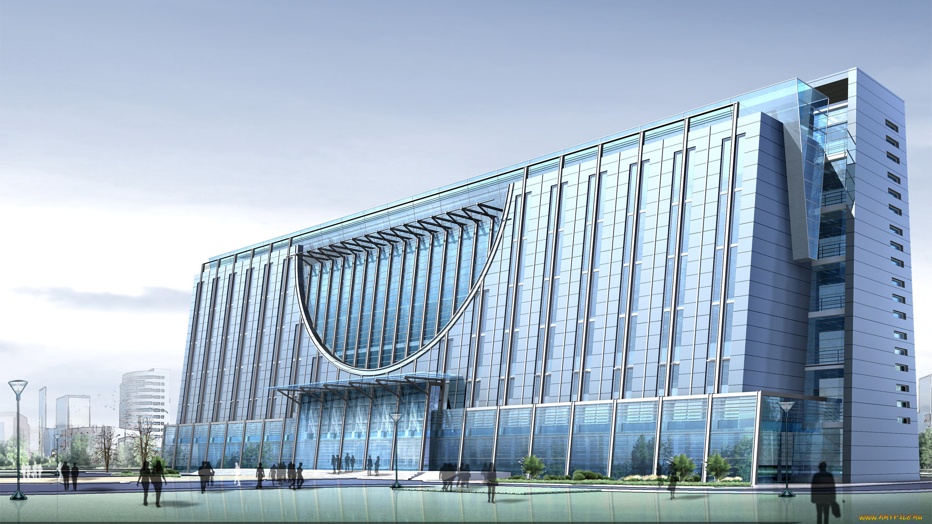 3д, графика, architecture, архитектура