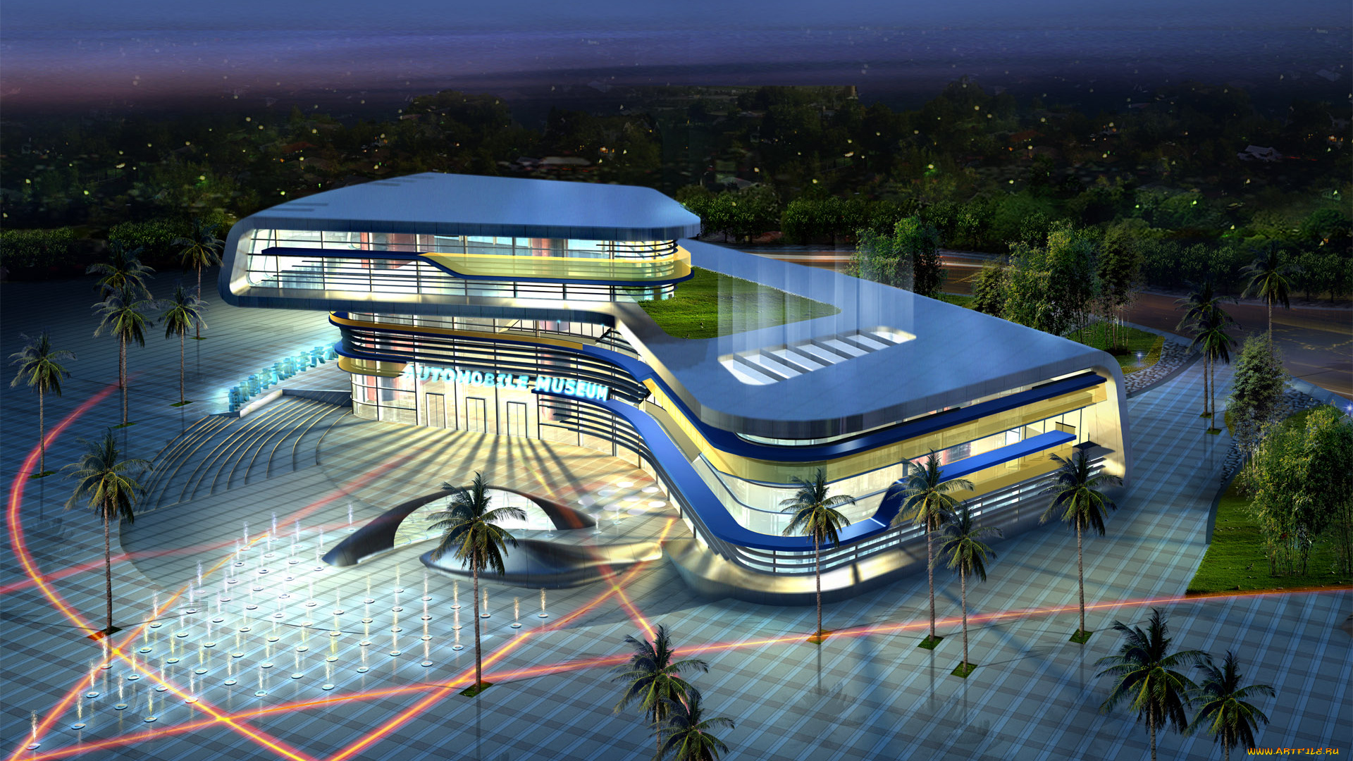 3д, графика, architecture, архитектура