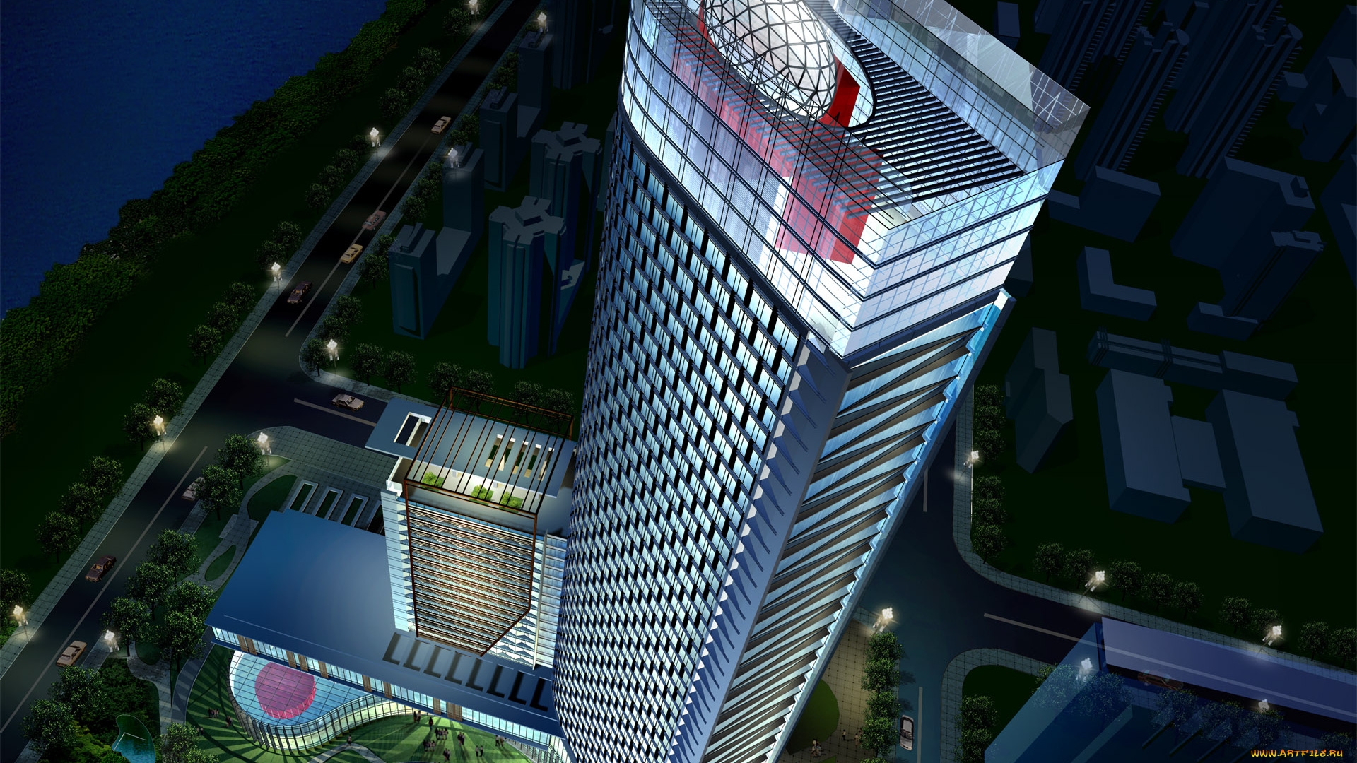 3д, графика, architecture, архитектура