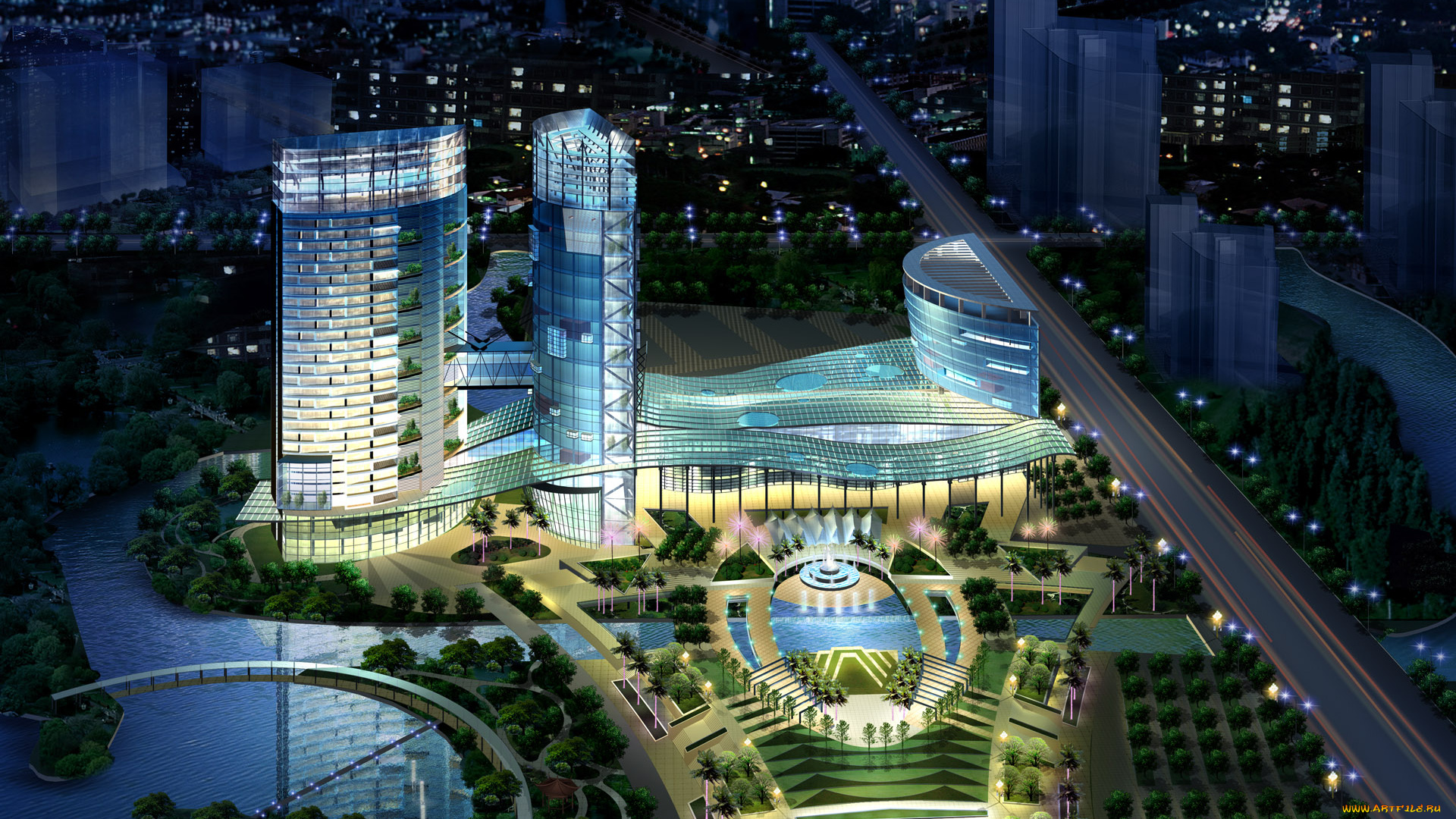 3д, графика, architecture, архитектура