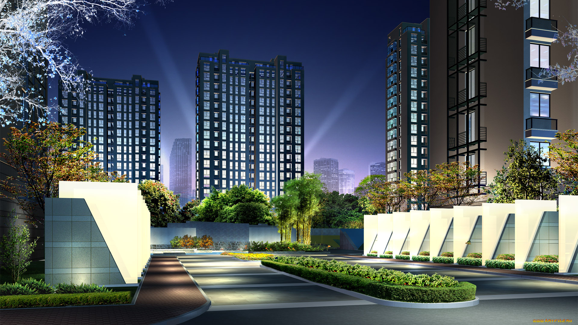 3д, графика, architecture, архитектура