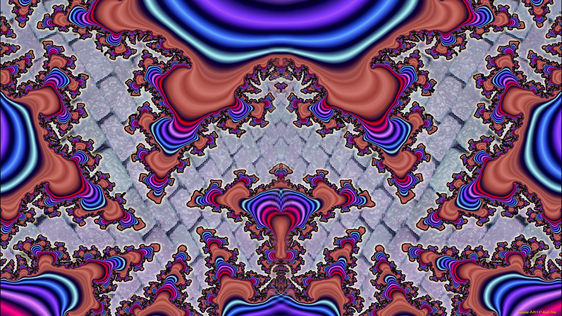 3д, графика, fractal, фракталы