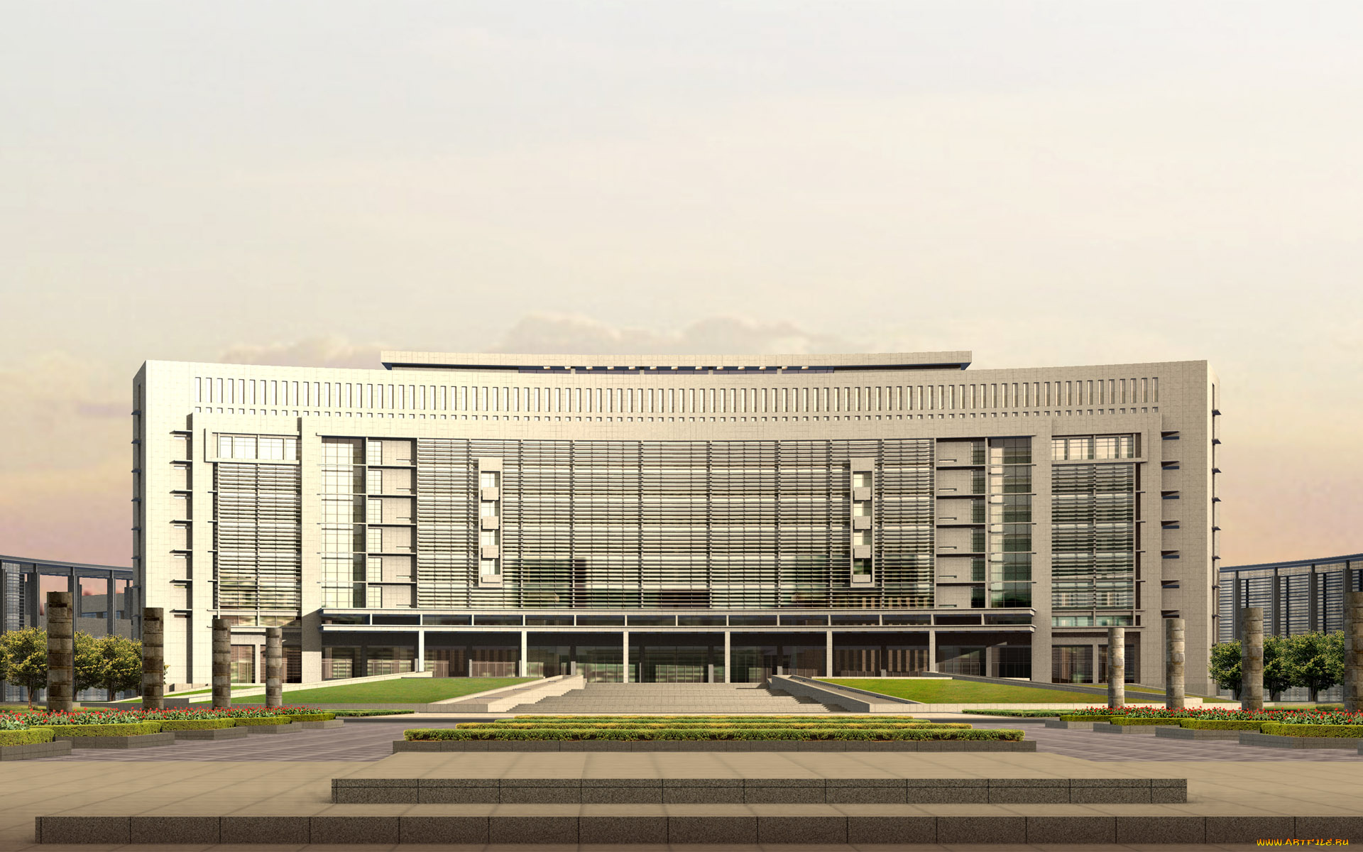 3д, графика, architecture, архитектура