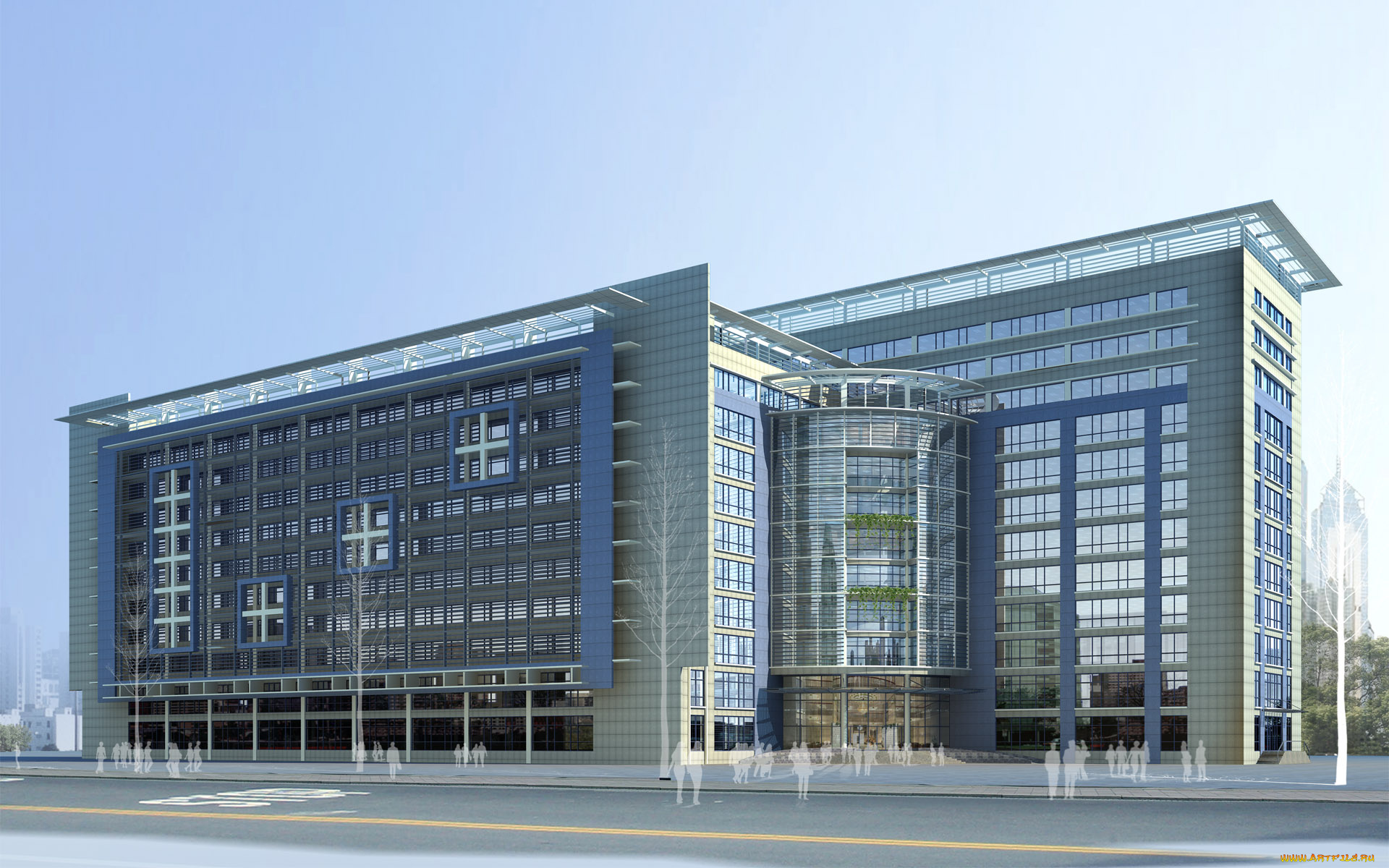 3д, графика, architecture, архитектура