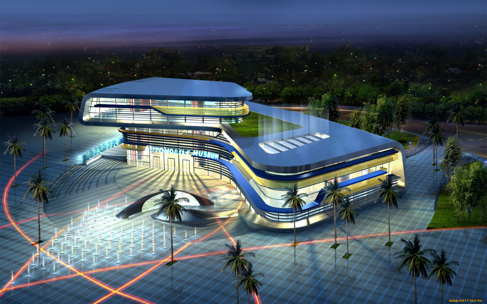 3д, графика, architecture, архитектура