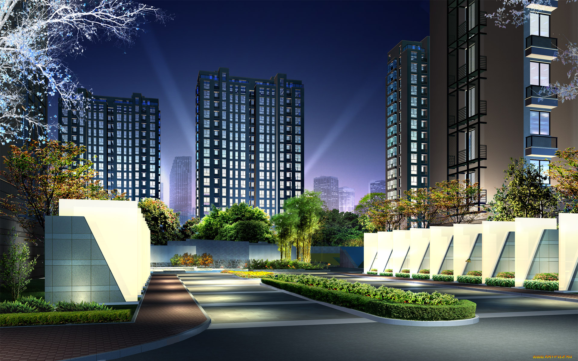 3д, графика, architecture, архитектура