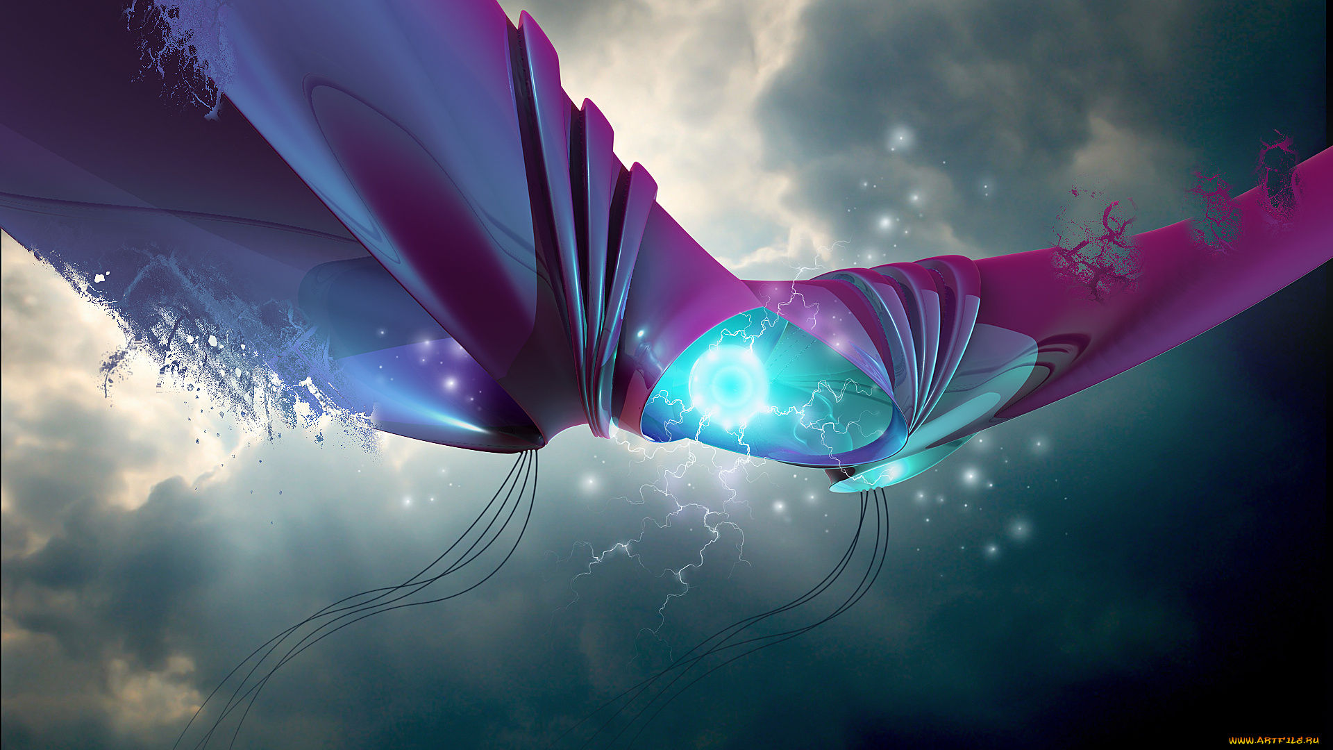 3д, графика, abstract, абстракции