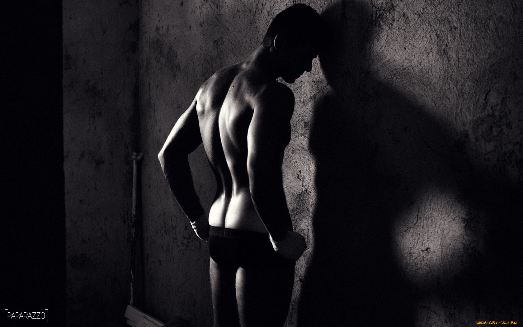 jonas, sulzbach, мужчины, модель, спина, стена