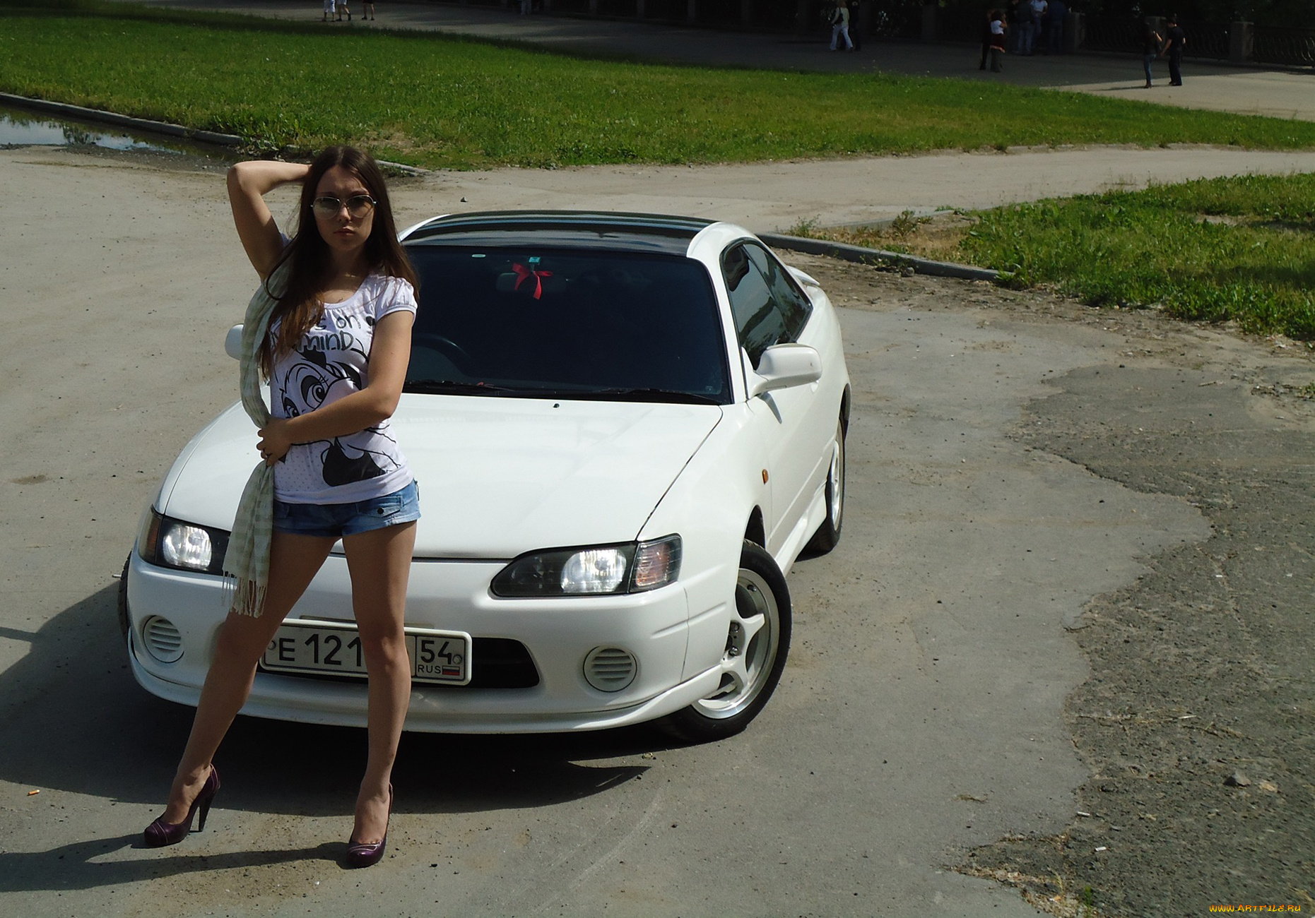 автомобили, авто, девушками