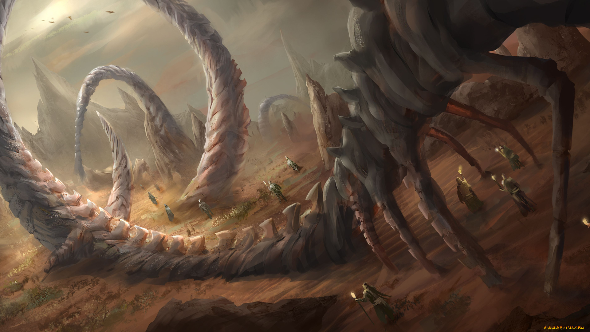 фэнтези, иные, миры, времена, скелет