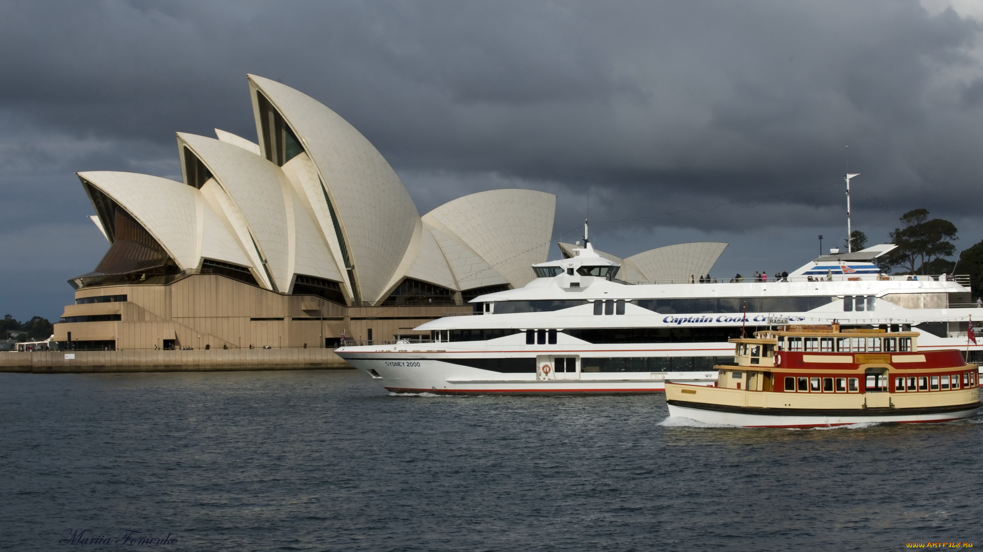 sydney, australia, корабли, разные, вместе