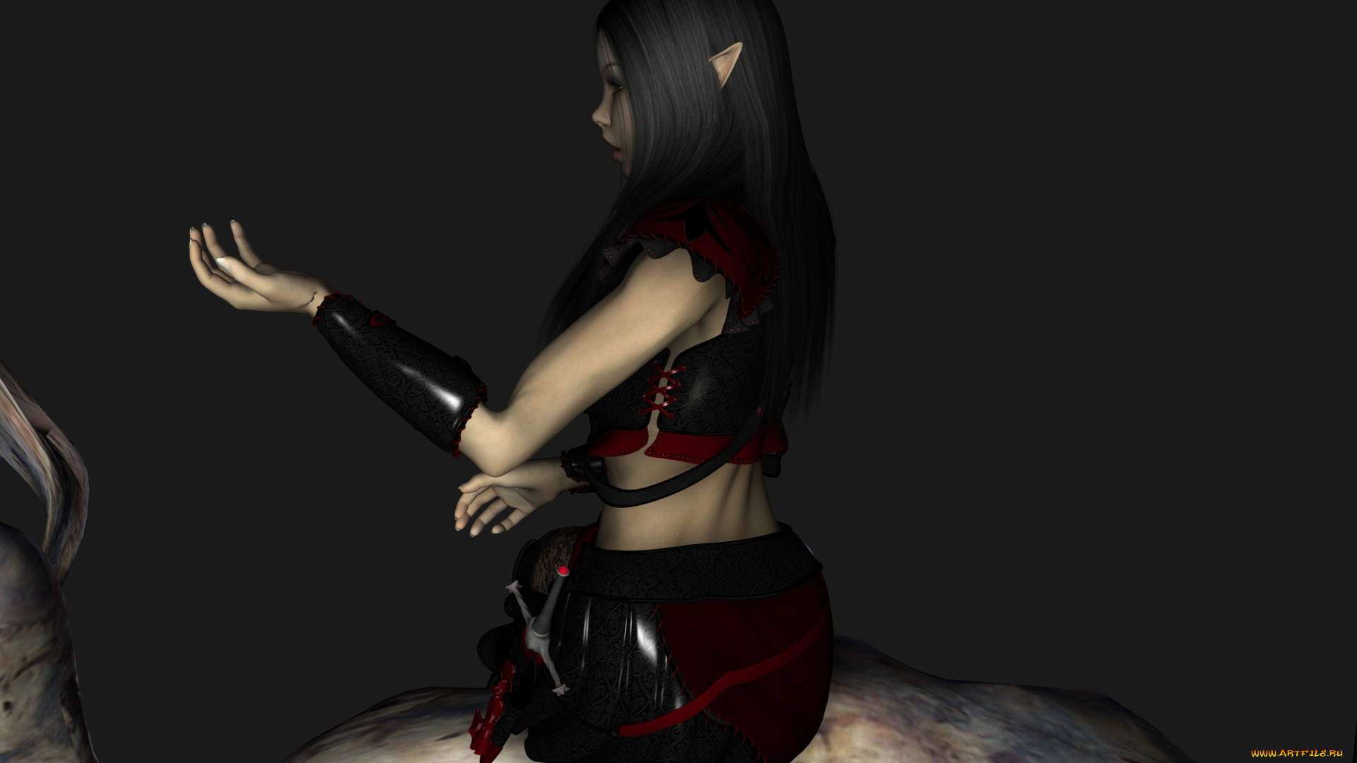 3д, графика, elves, эльфы, эльфийка