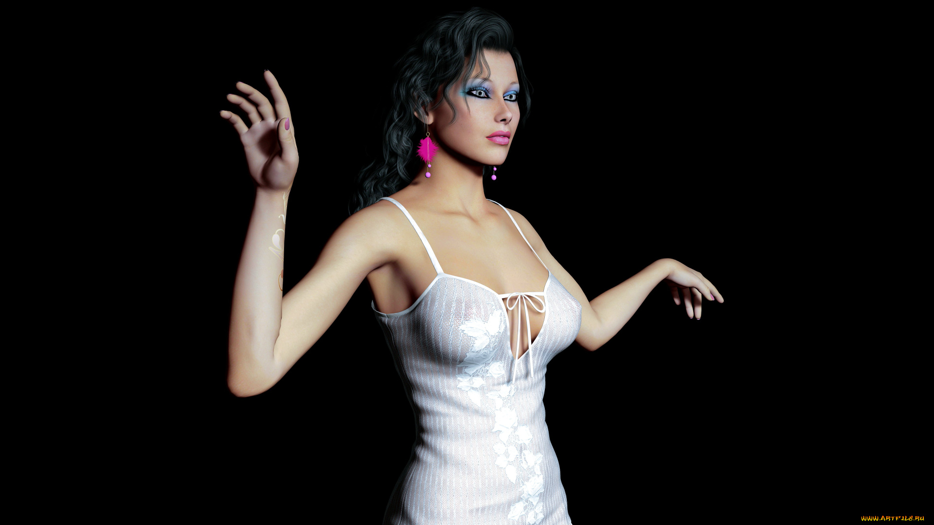 3д, графика, people, люди, девушка