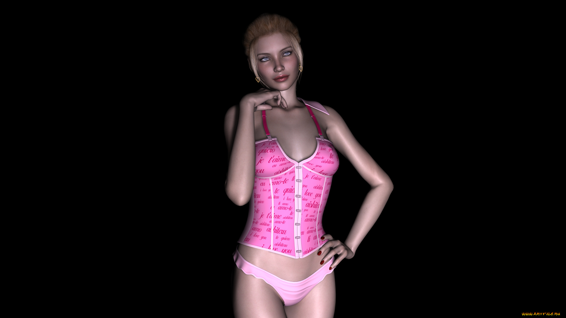 3д, графика, people, люди, девушка