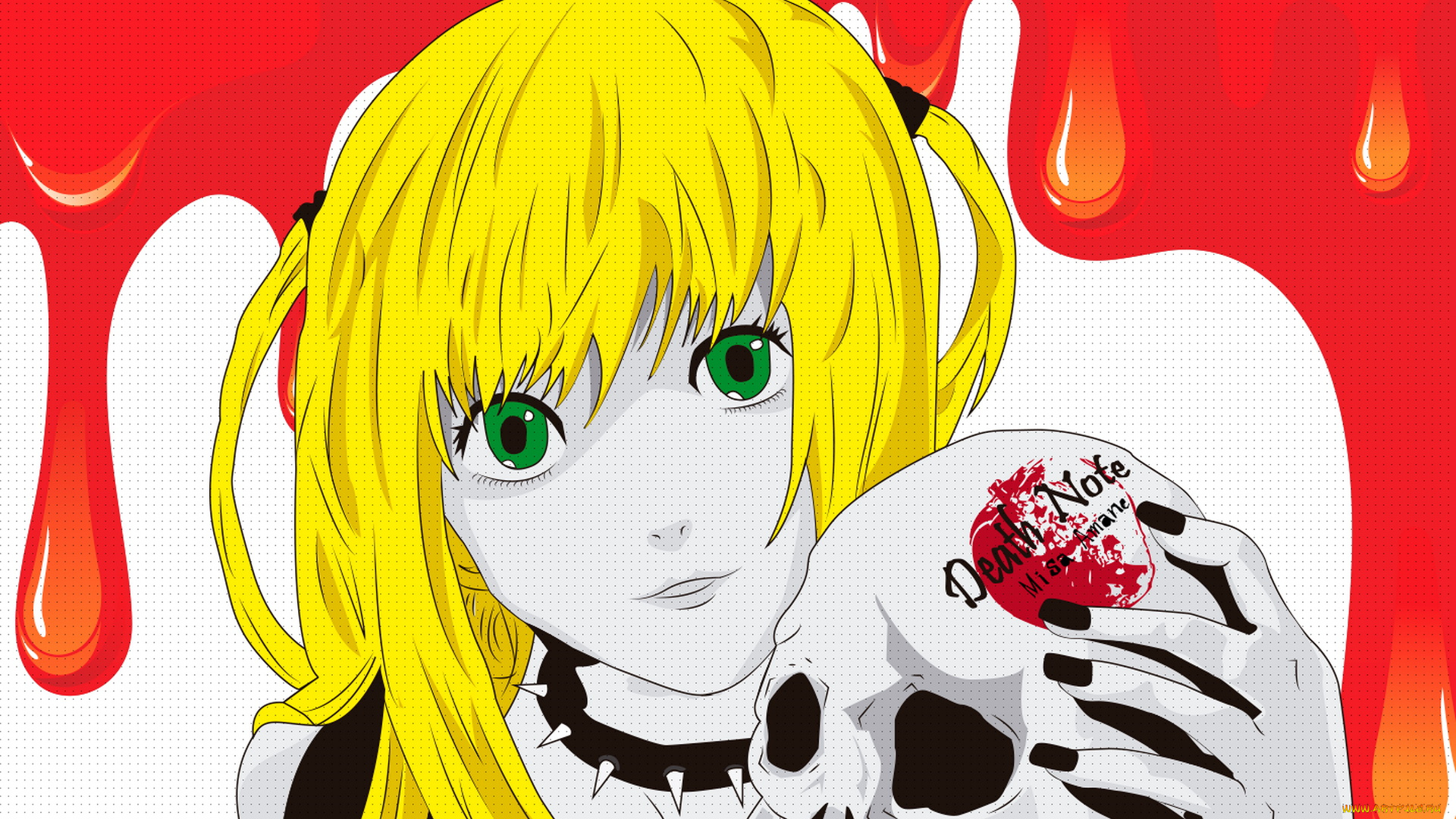 аниме, death, note, девушка