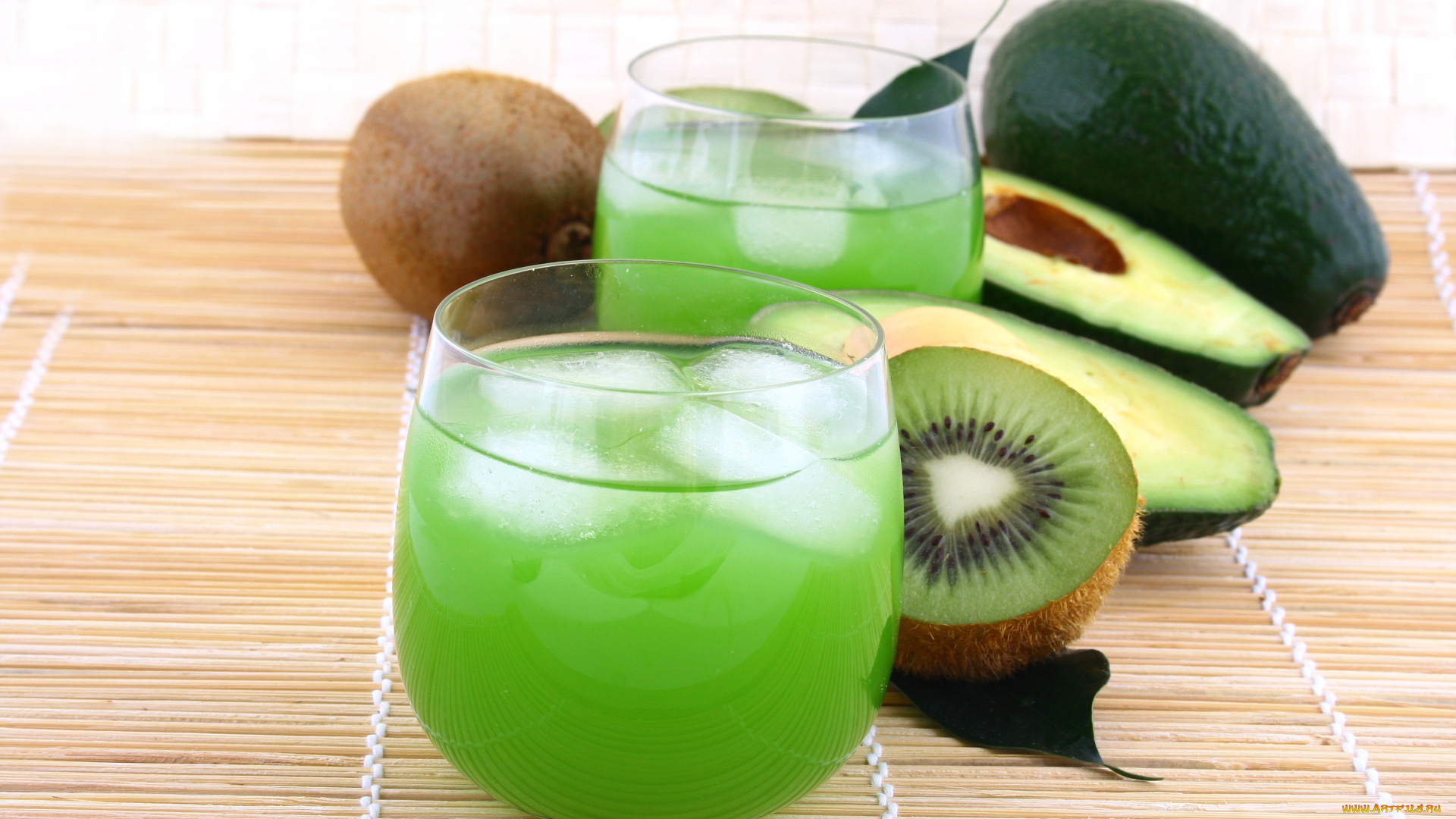 еда, напитки, сок, киви, авокадо