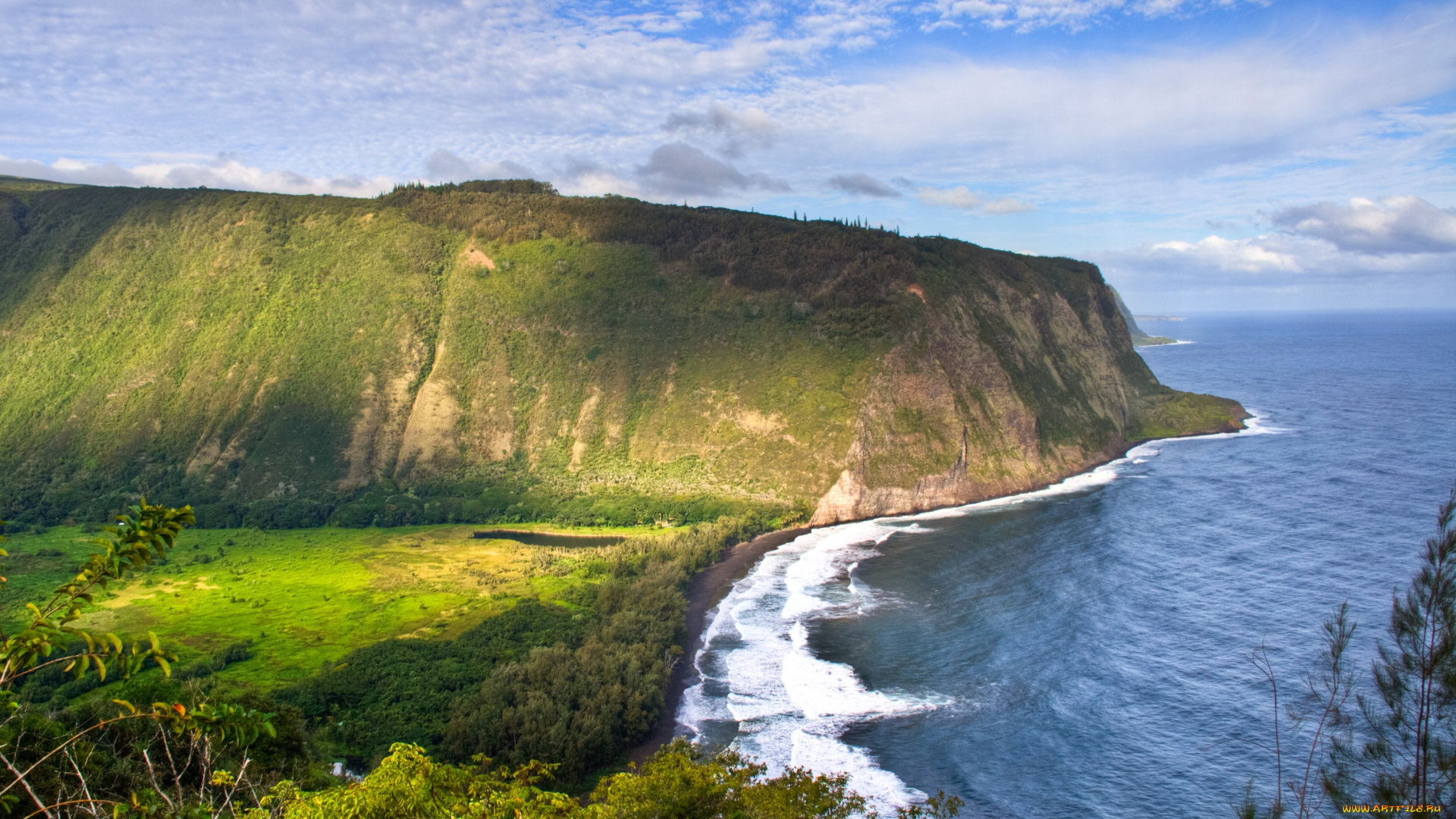 природа, побережье, гавайи