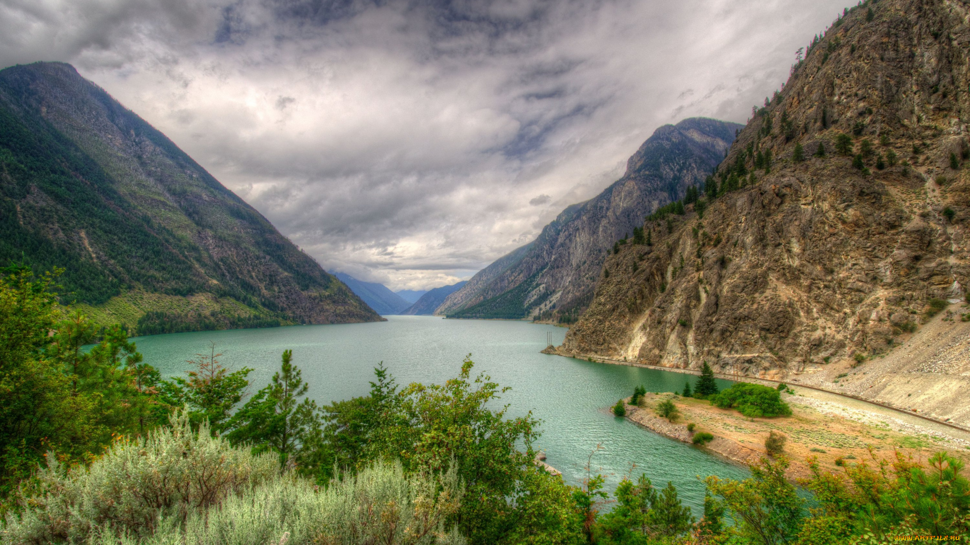 природа, реки, озера, канада