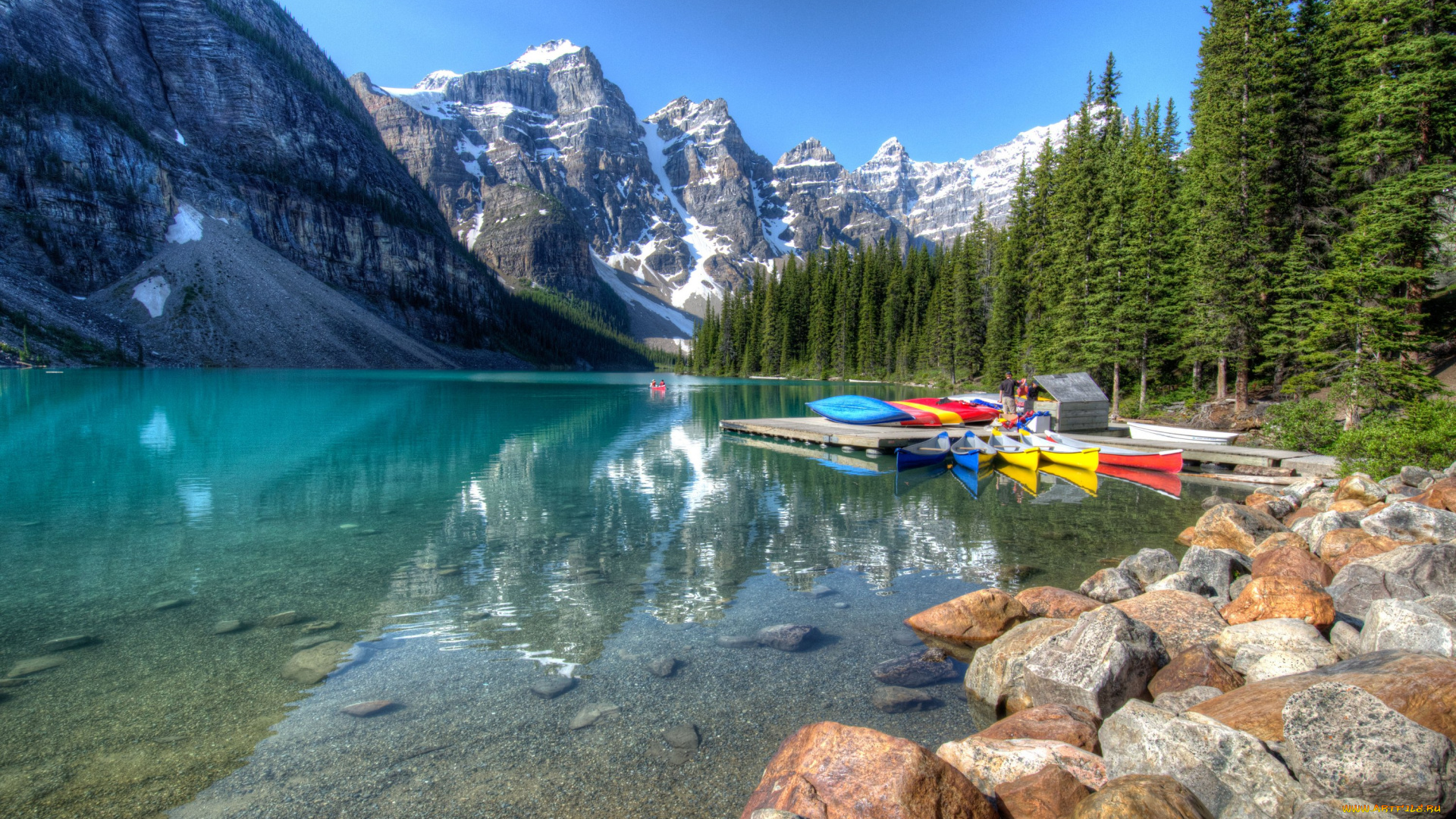 природа, реки, озера, канада