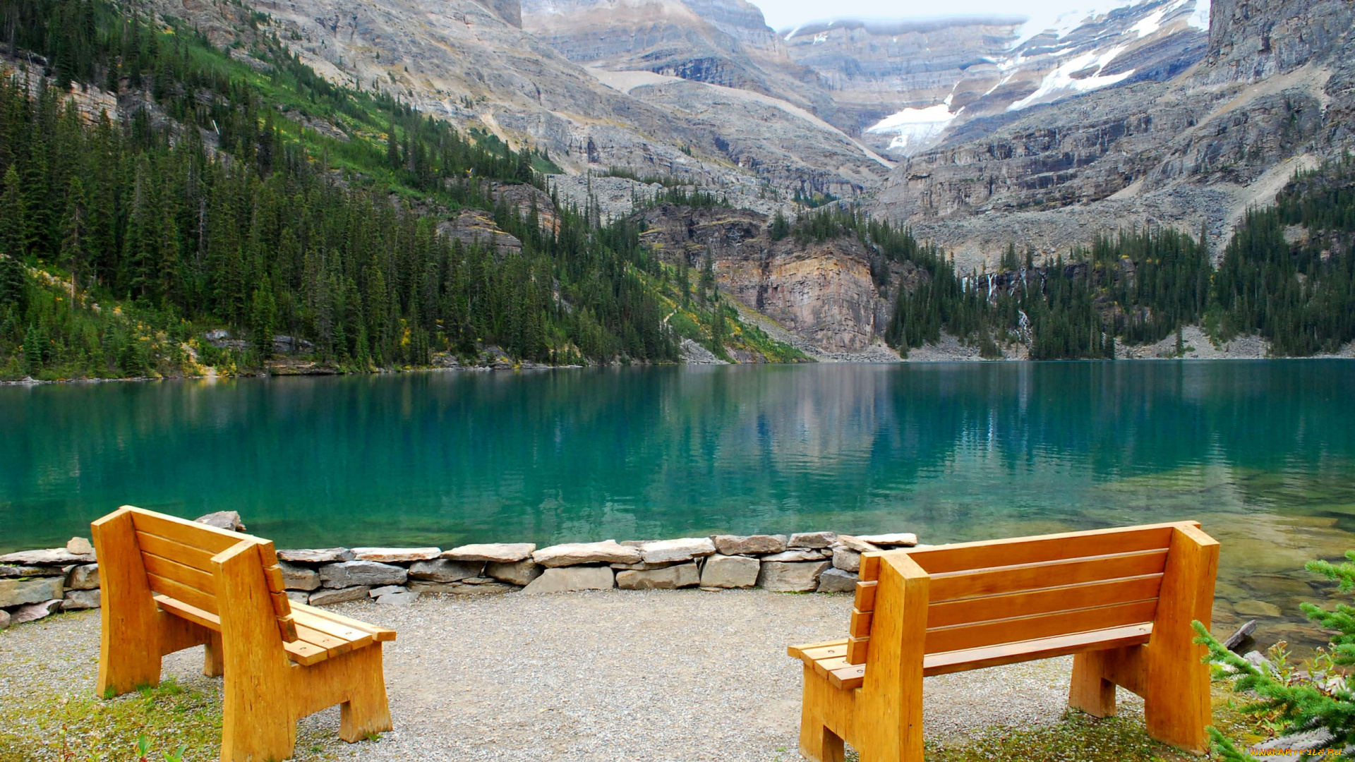 природа, реки, озера, скамейки