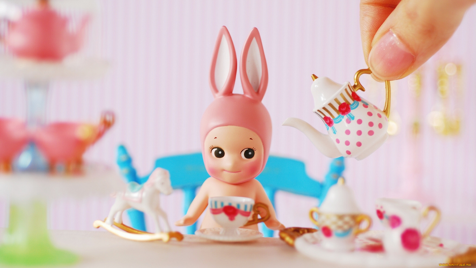 разное, игрушки, чаепитие