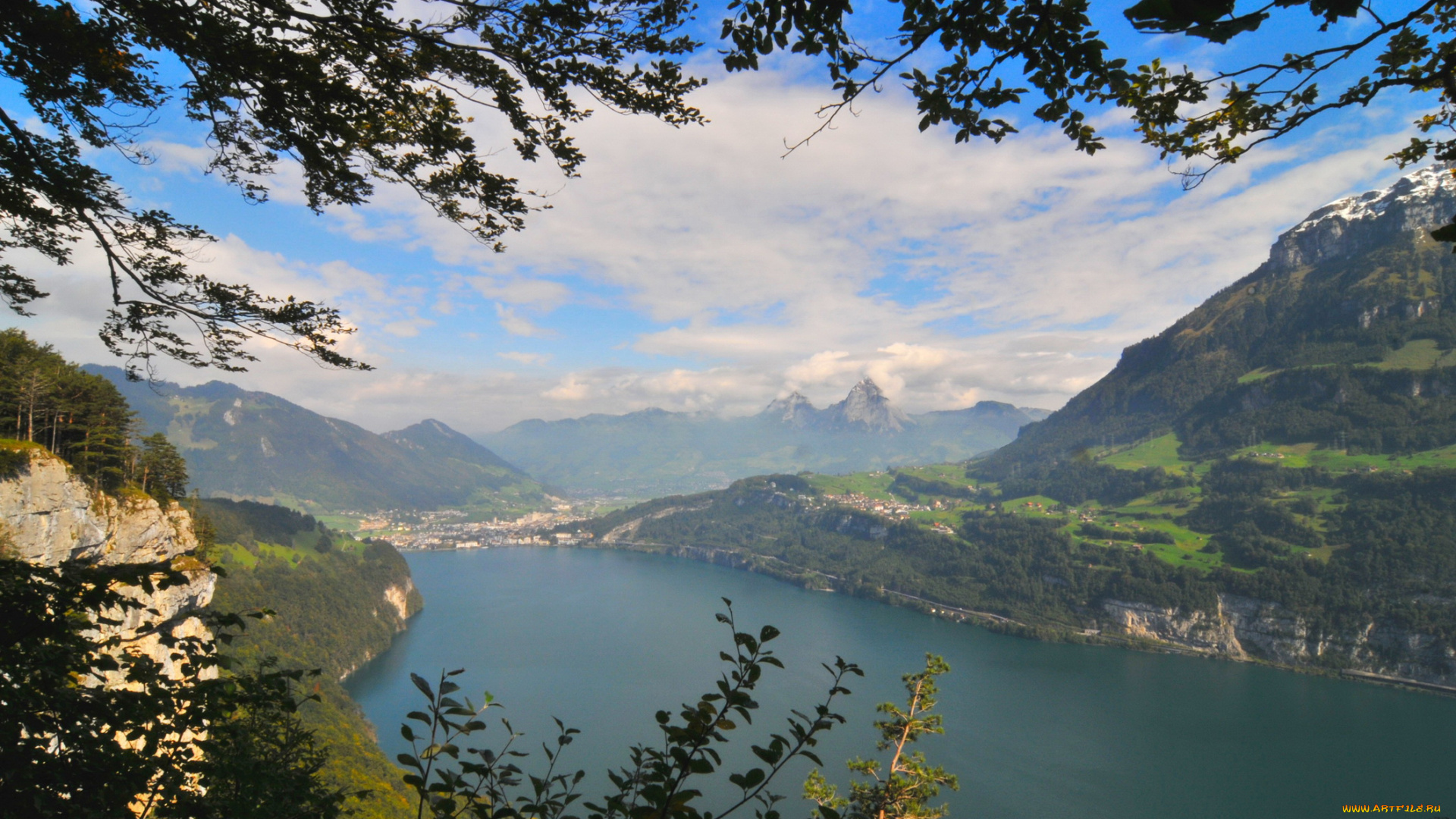 швейцария, энгельберг, природа, реки, озера, озеро, горы