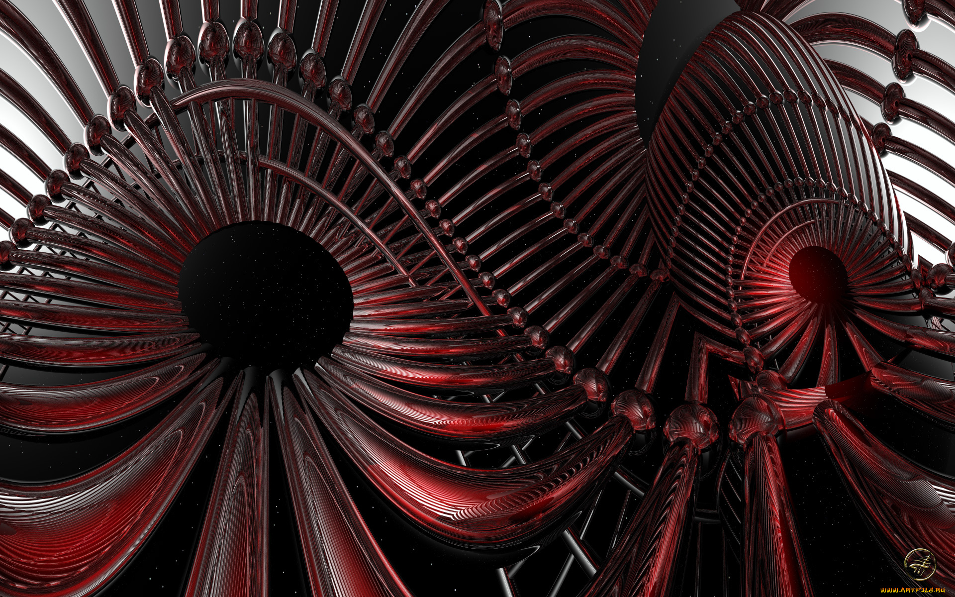 3д, графика, fractal, фракталы, фон, цвета, линии, узор