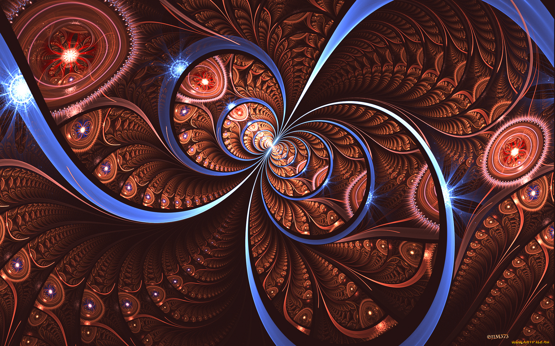 3д, графика, fractal, фракталы, фон, цвета, узор