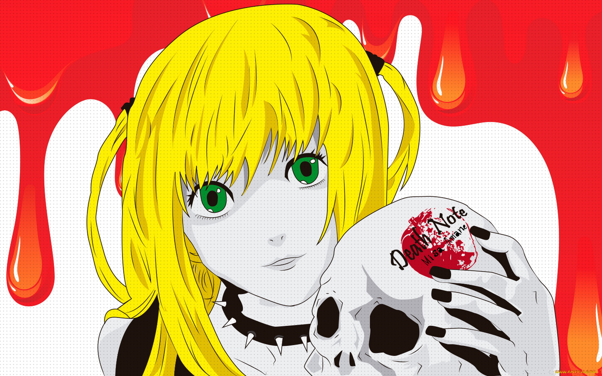 аниме, death, note, девушка