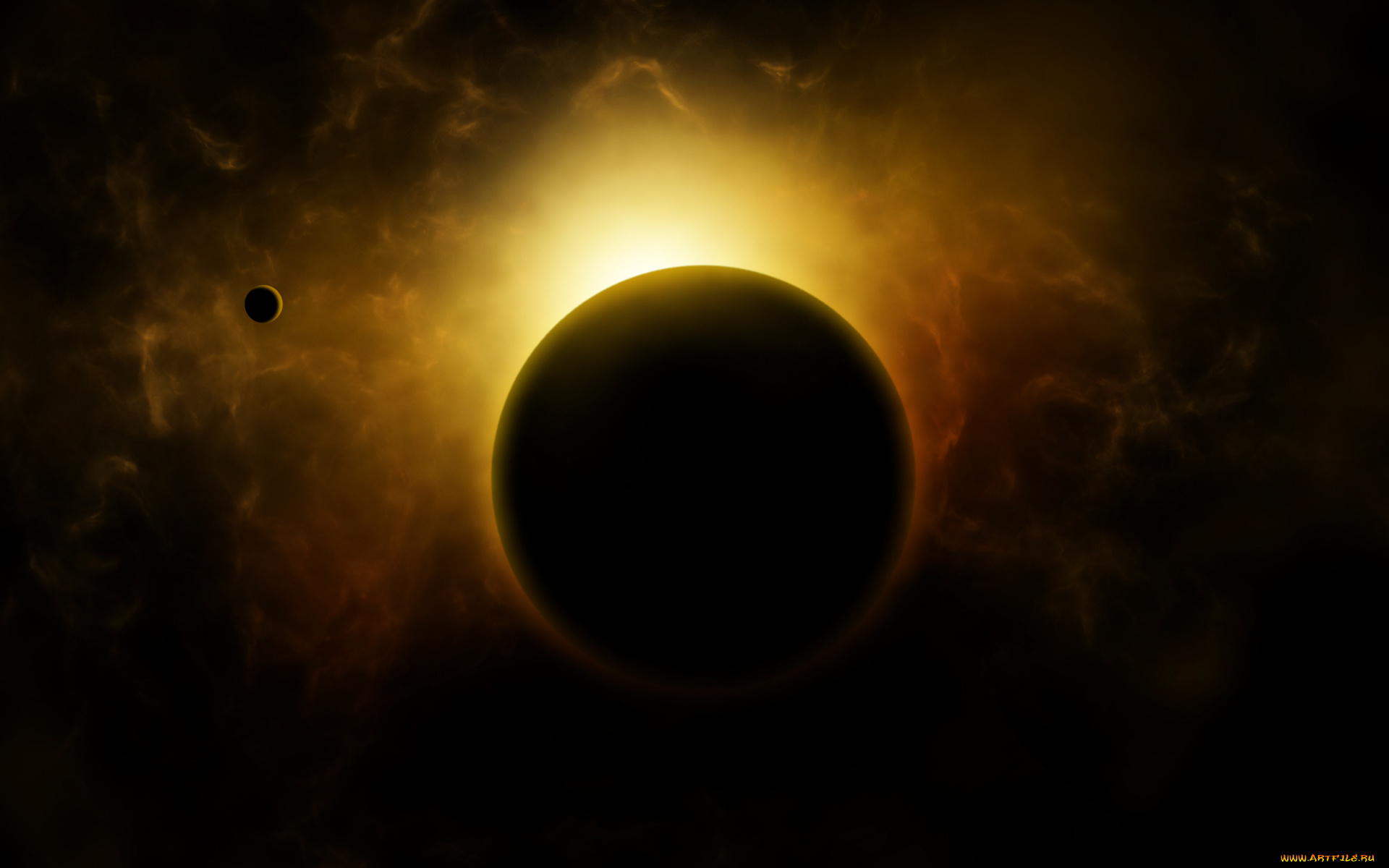 космос, арт, планеты