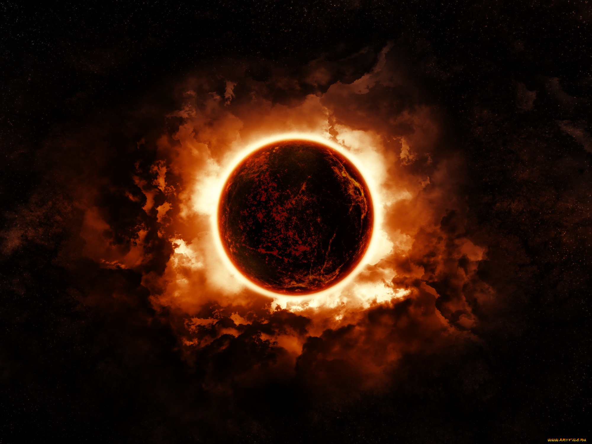 космос, арт, планета