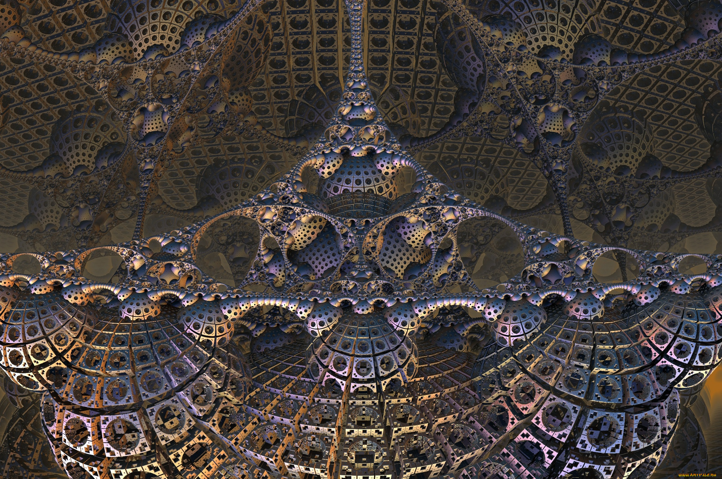 3д, графика, fractal, фракталы, узор, цвета, фон