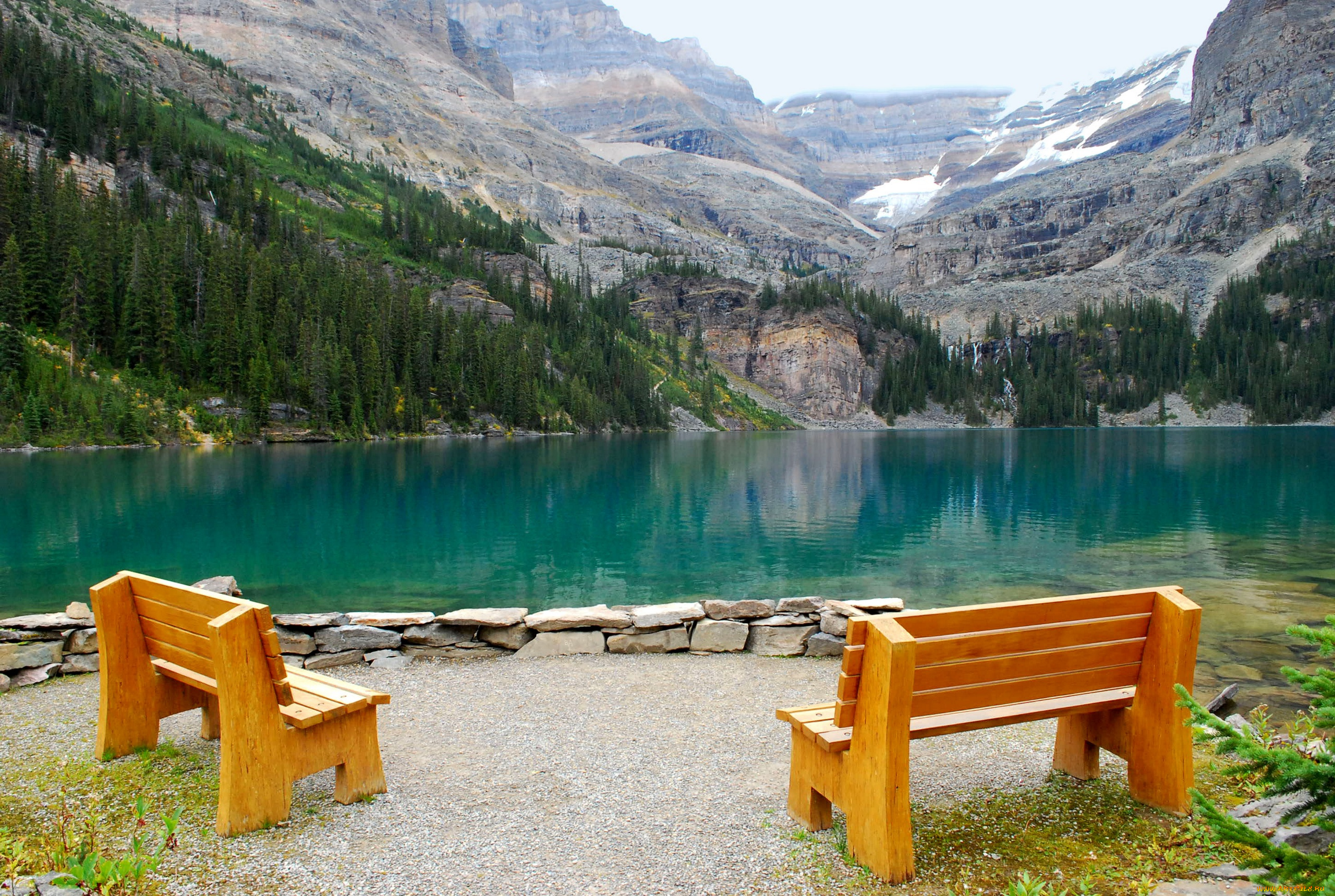 природа, реки, озера, скамейки