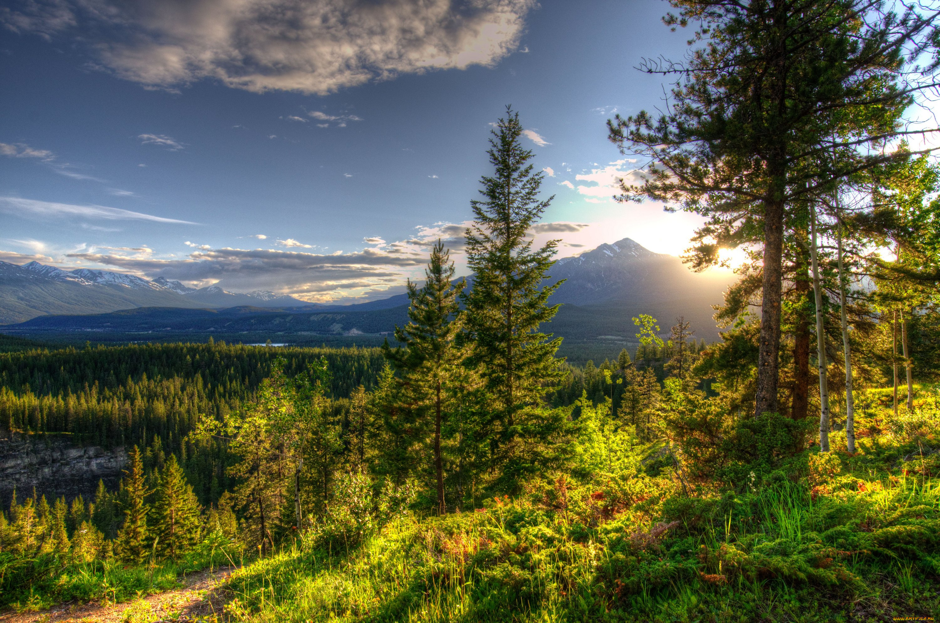 природа, восходы, закаты, канада