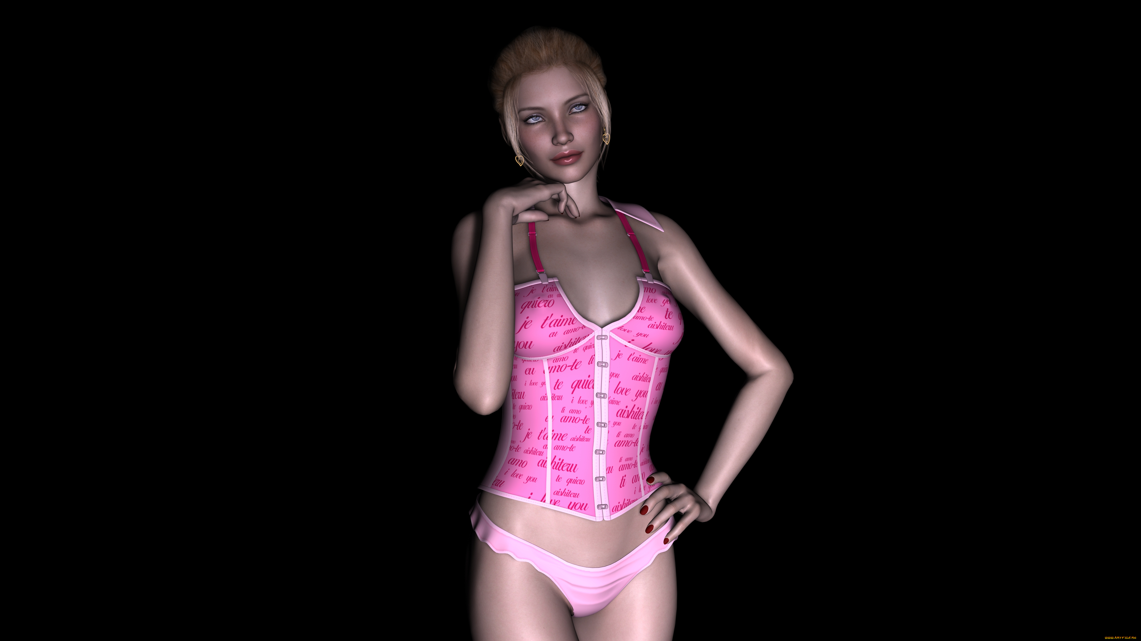 3д, графика, people, люди, девушка