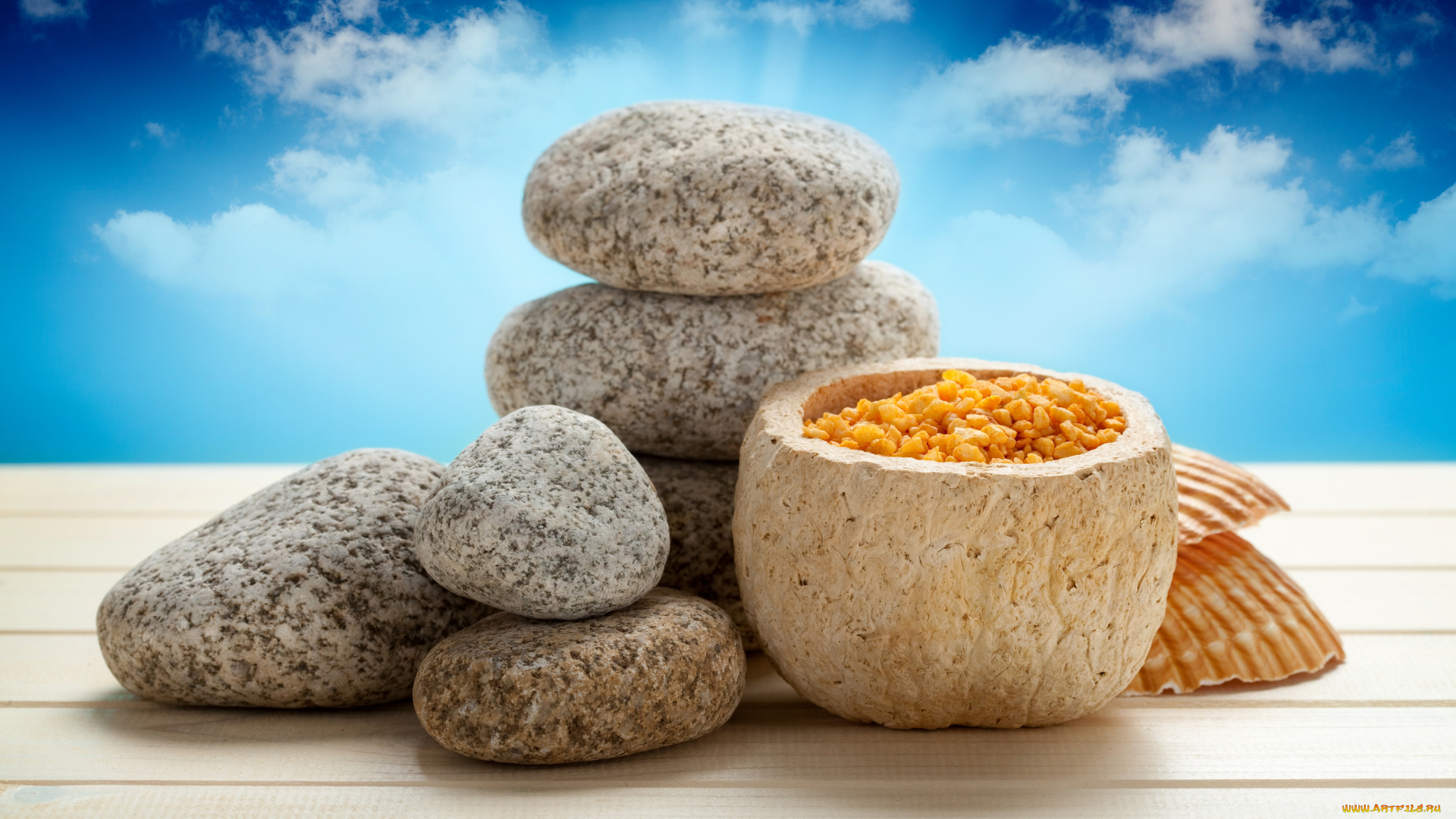 разное, ракушки, , кораллы, , декоративные, и, spa-камни, камни, соль, для, ванны, спа