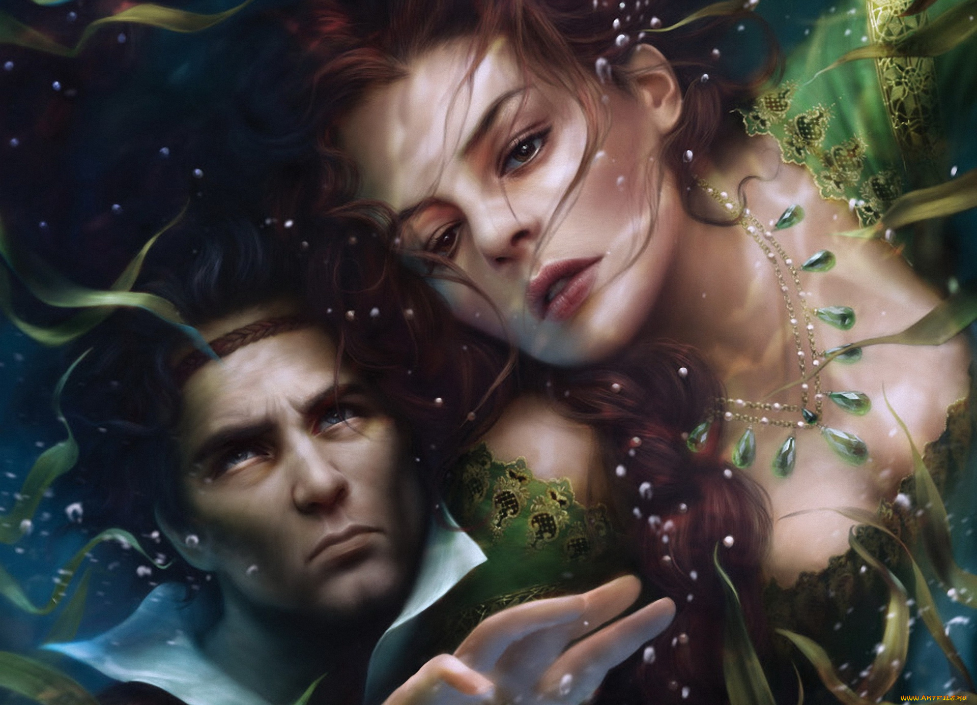 фэнтези, люди, роберт, джордан, nynaeve, al'meara, найнив, ал'мира, корона, мечей, вода, ал'лан, мандрагоран, aes, sedai, айз, седай, the, wheel, of, time, колесо, времени, robert, jordan, пузырьки, колье, мужчина, девушка