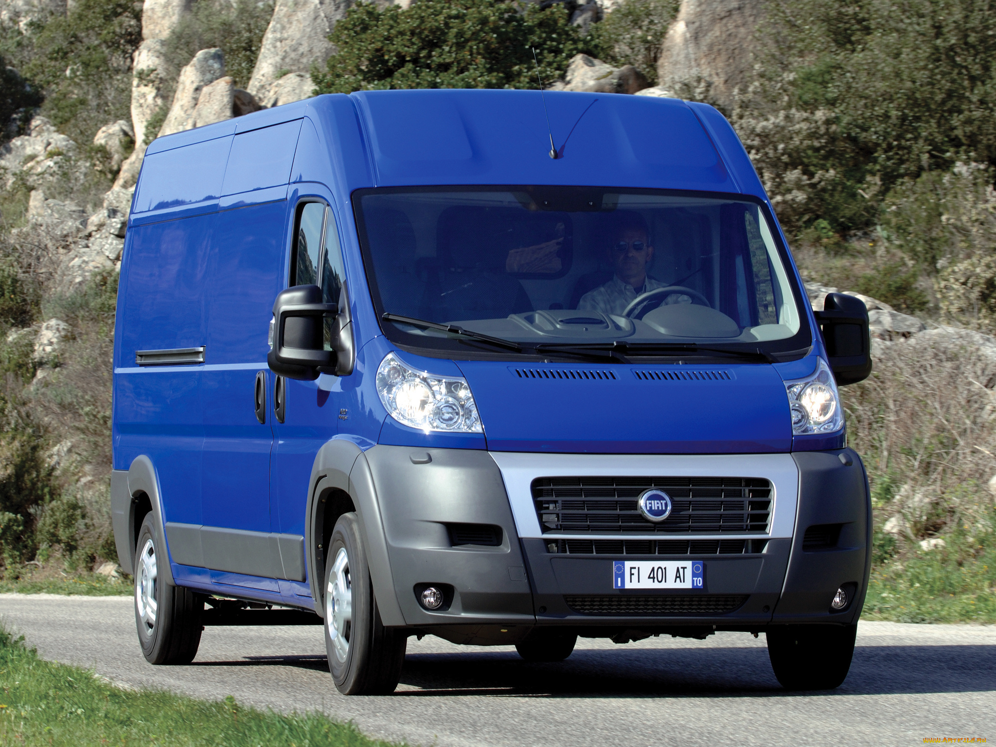 автомобили, fiat, ducato, синий, 250, l3h2, van, maxi